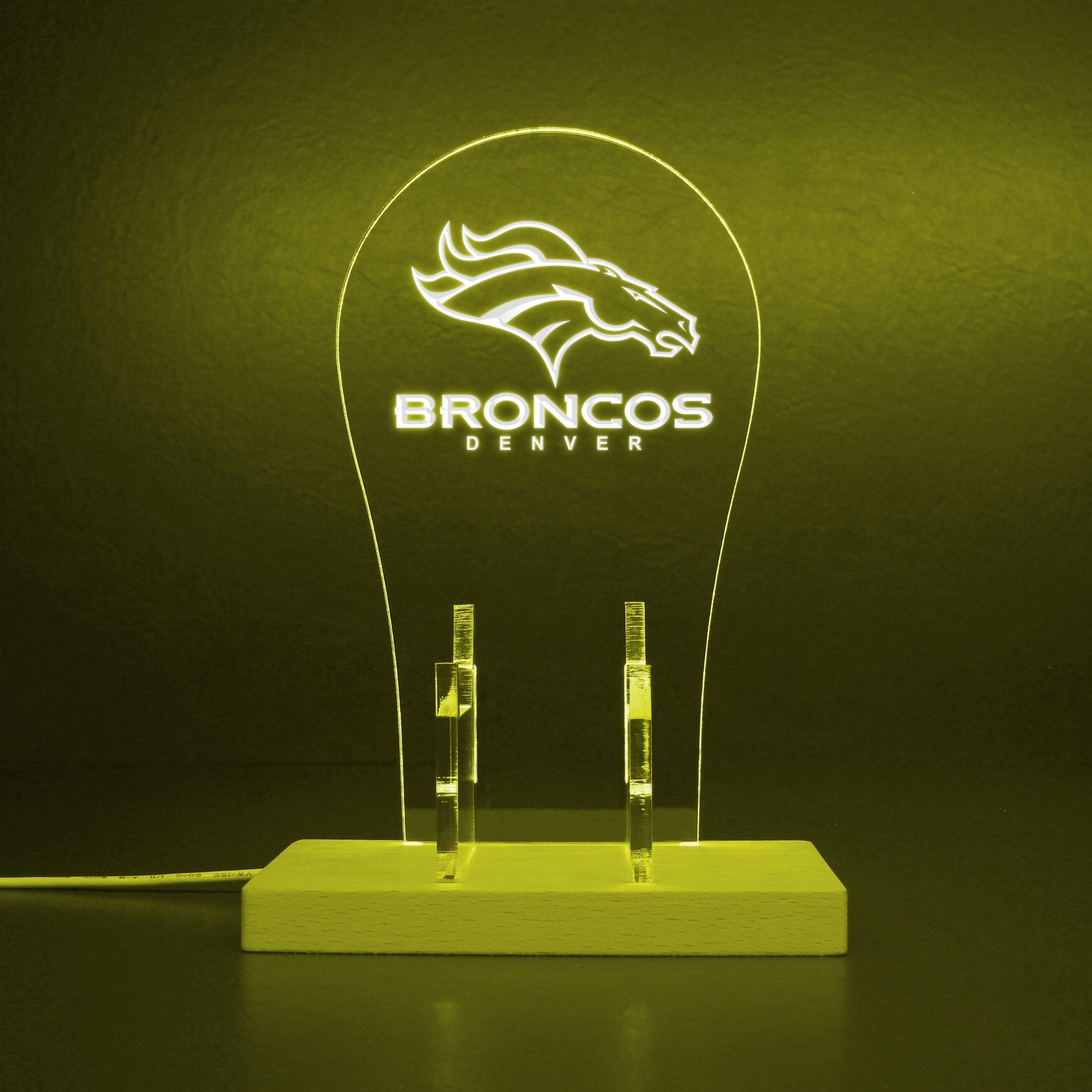 Denver Broncos LED Video Game Controller Stand