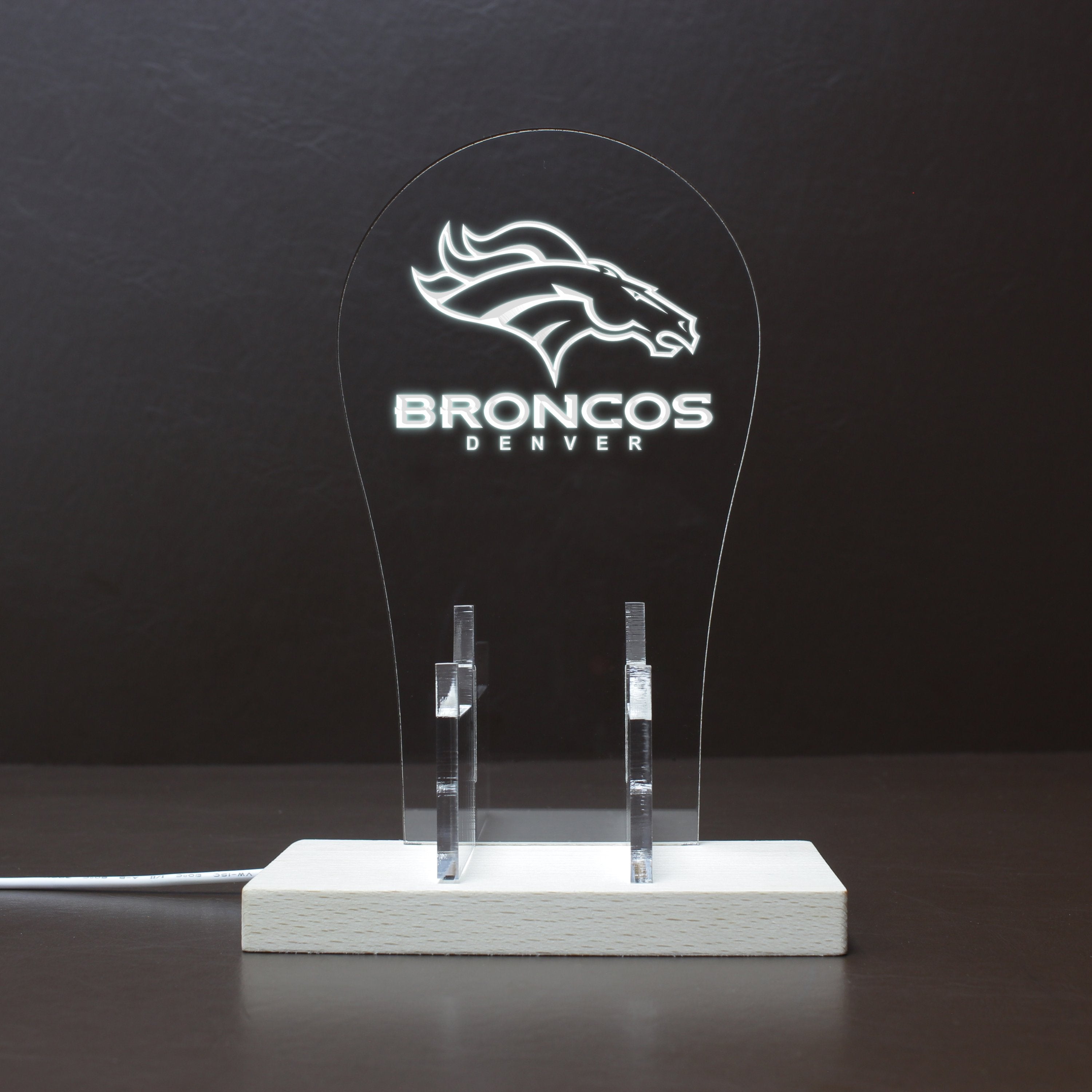 Denver Broncos LED Video Game Controller Stand