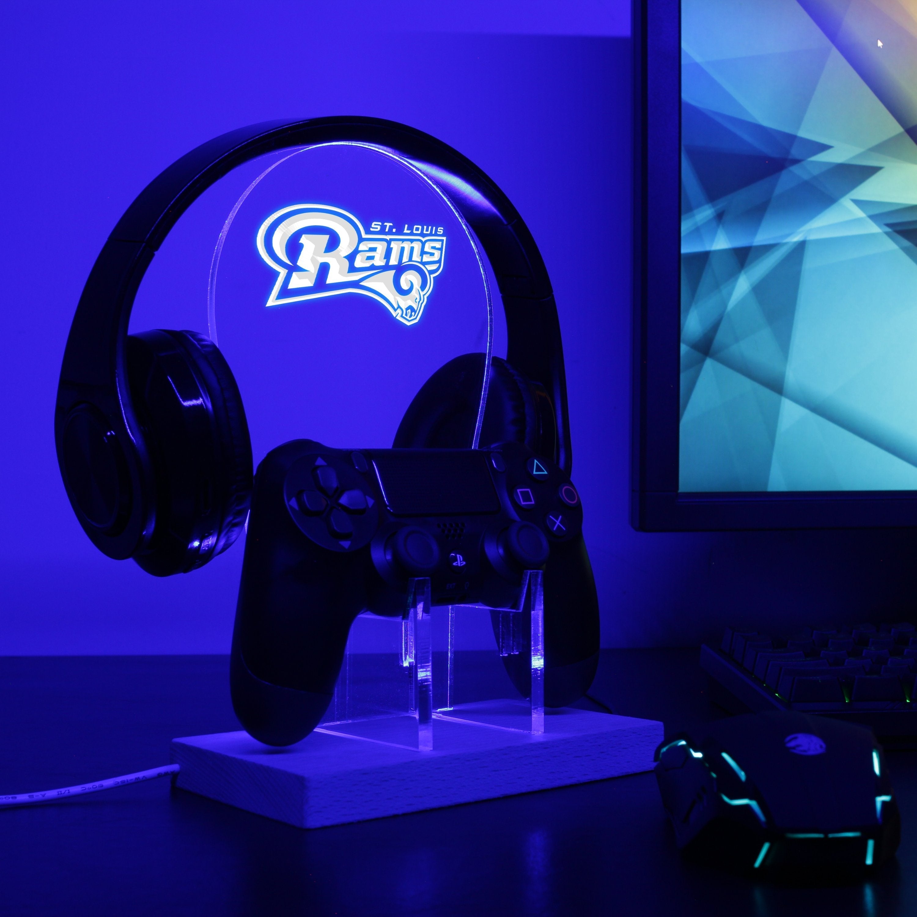 St.Louis Rams LED Video Game Controller Stand