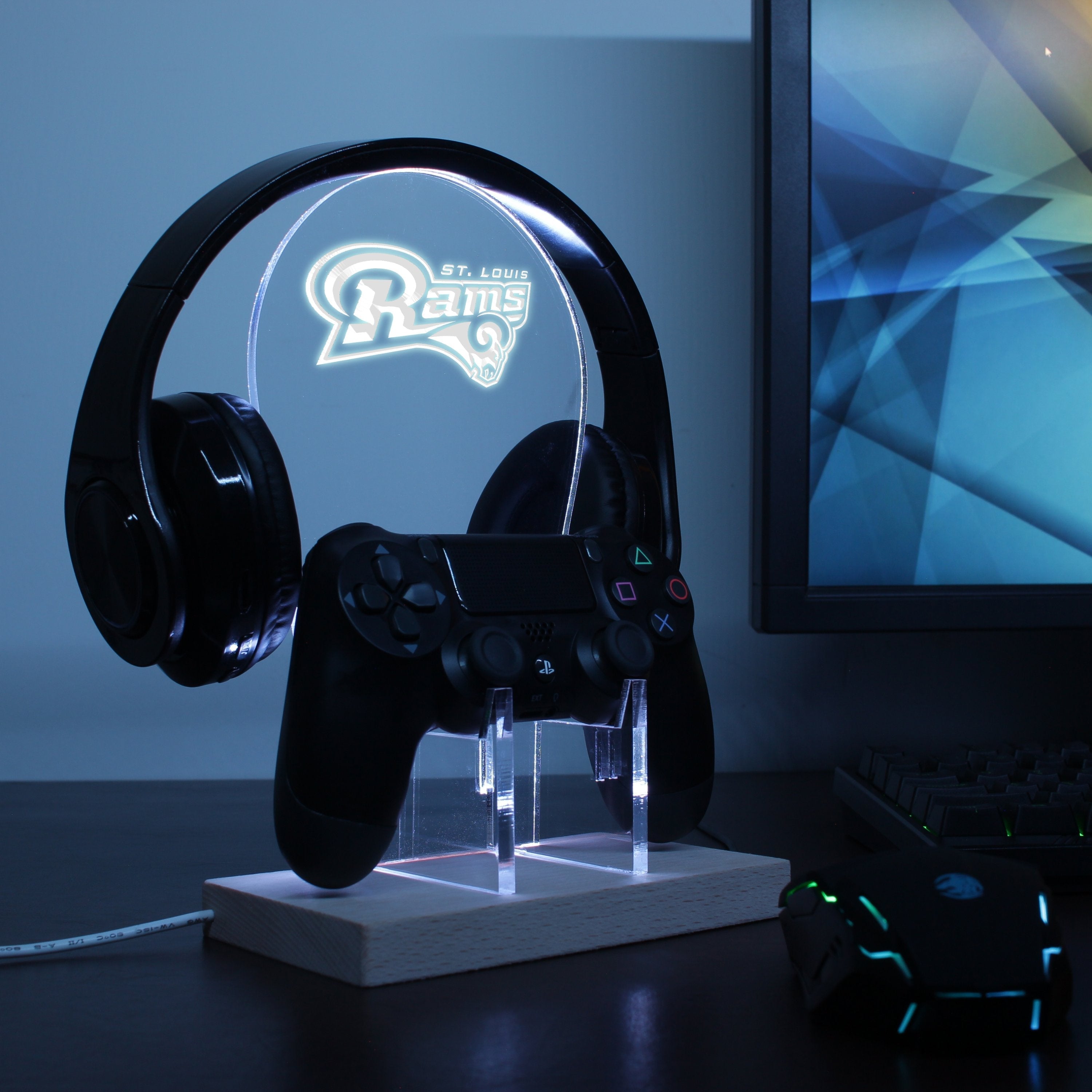 St.Louis Rams LED Video Game Controller Stand