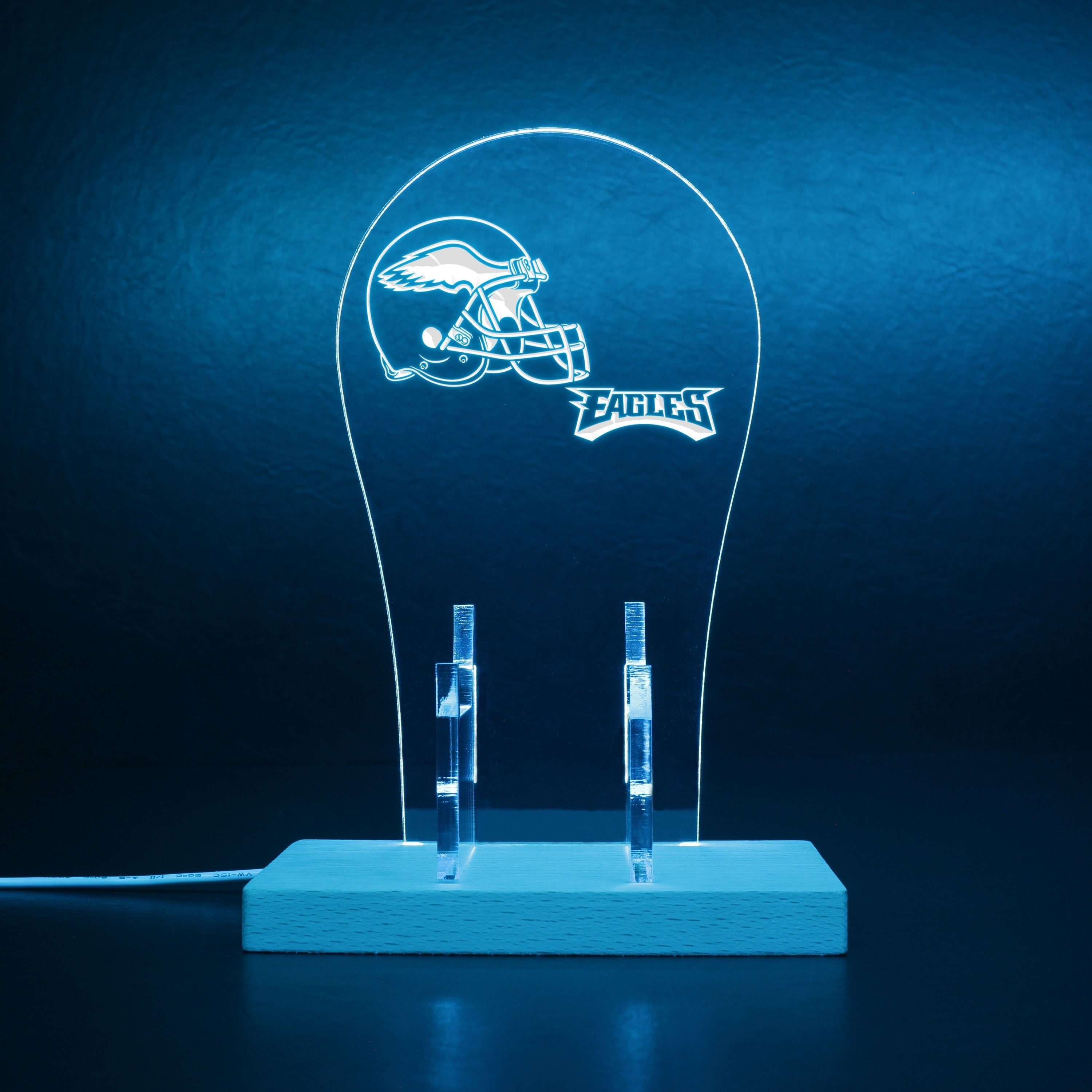 Philadelphia Eagles Helmet LED Video Game Controller Stand