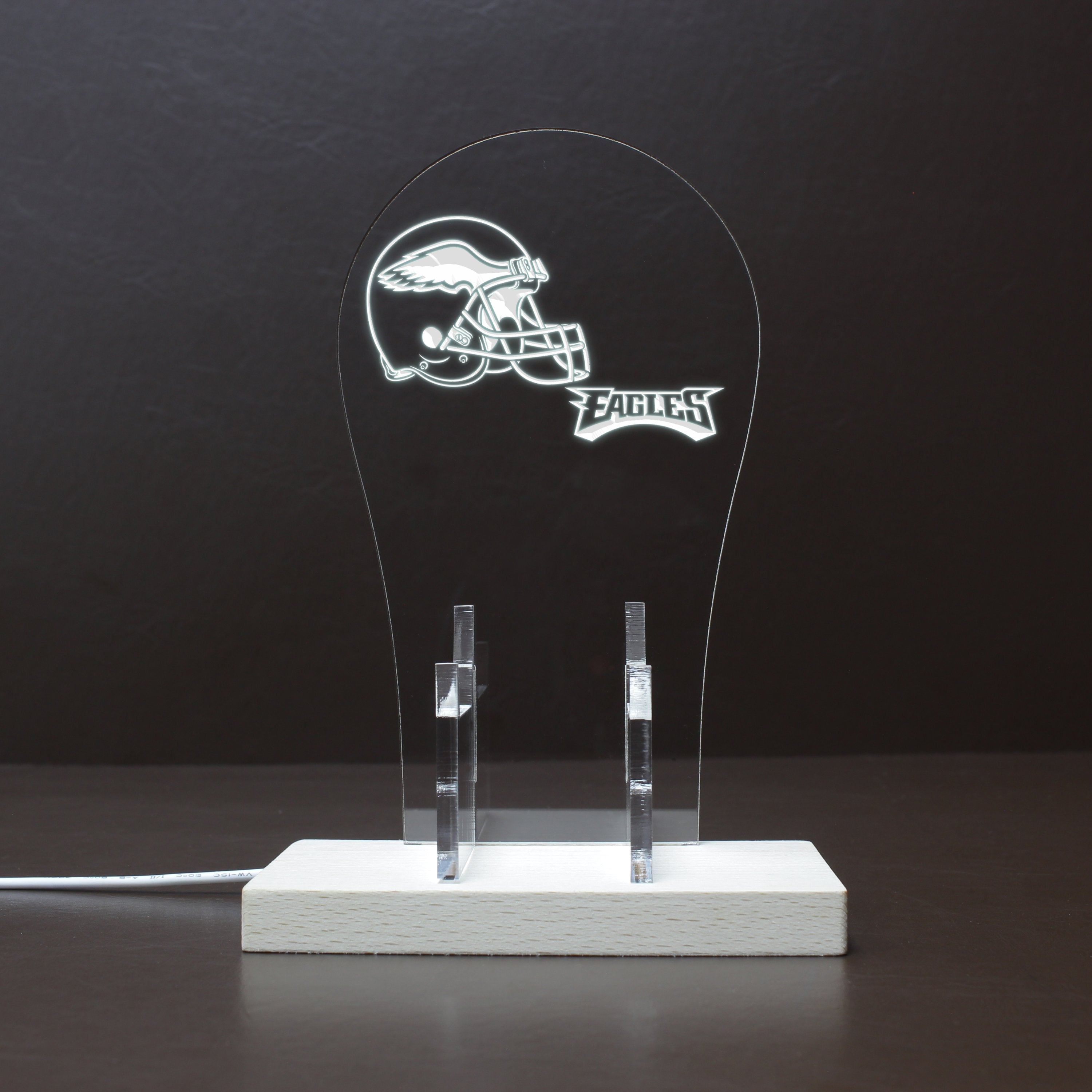 Philadelphia Eagles Helmet LED Video Game Controller Stand