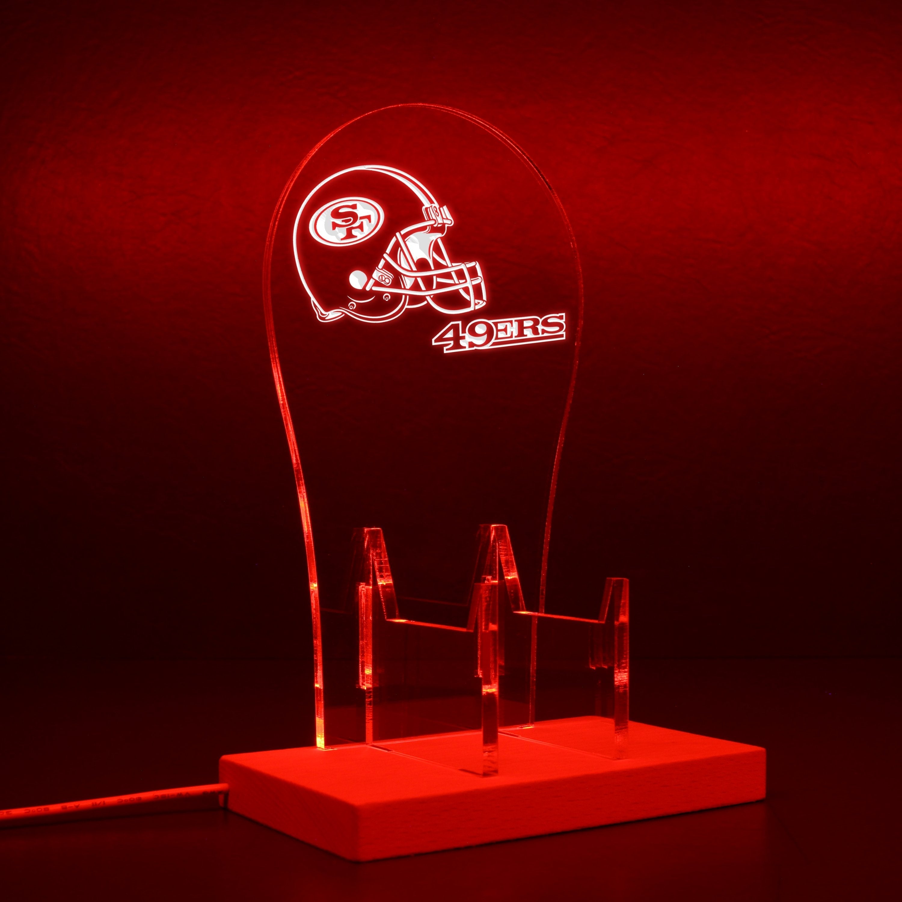 San Francisco 49ers Football LED Video Game Controller Stand