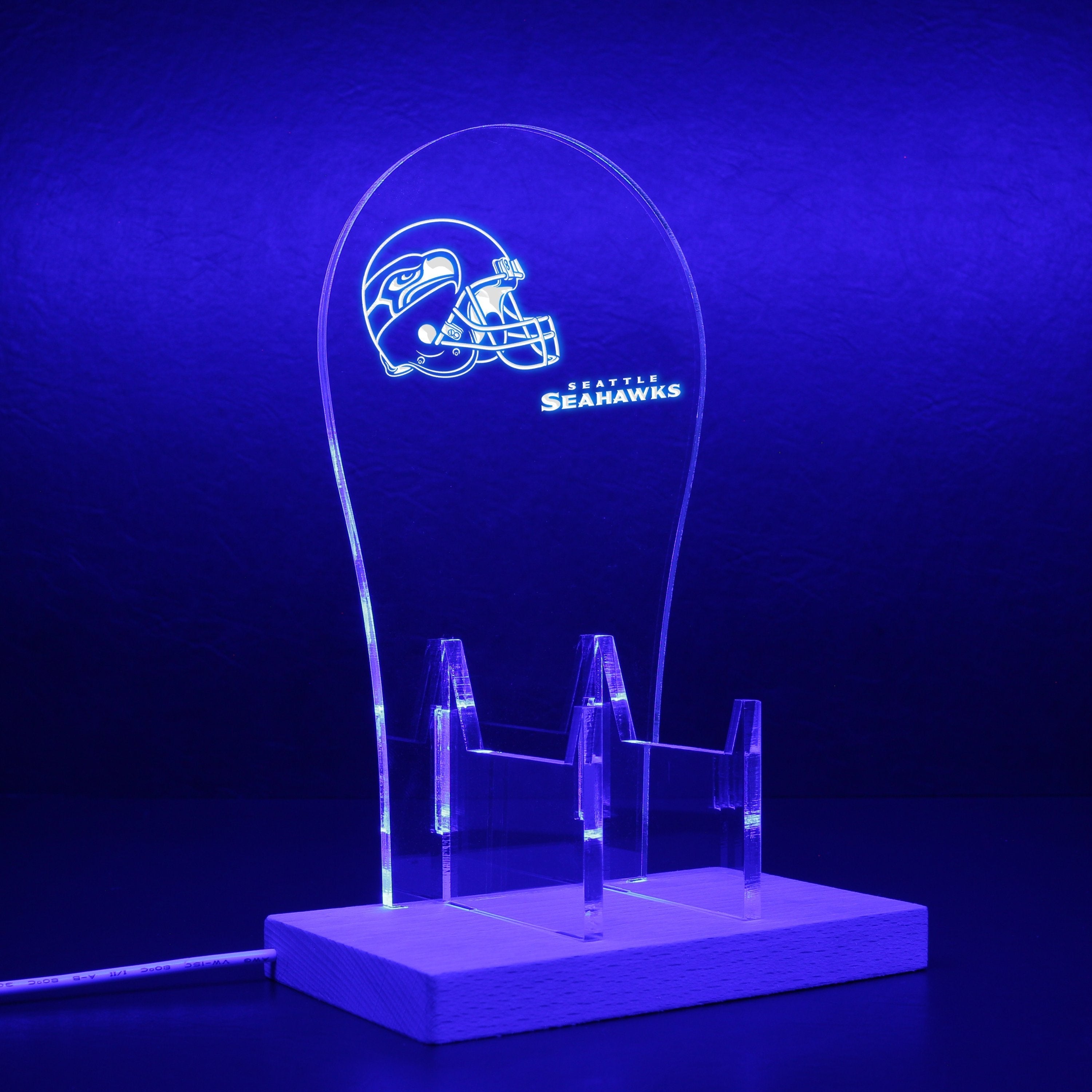 Seattle Seahawks Helmet LED Video Game Controller Stand