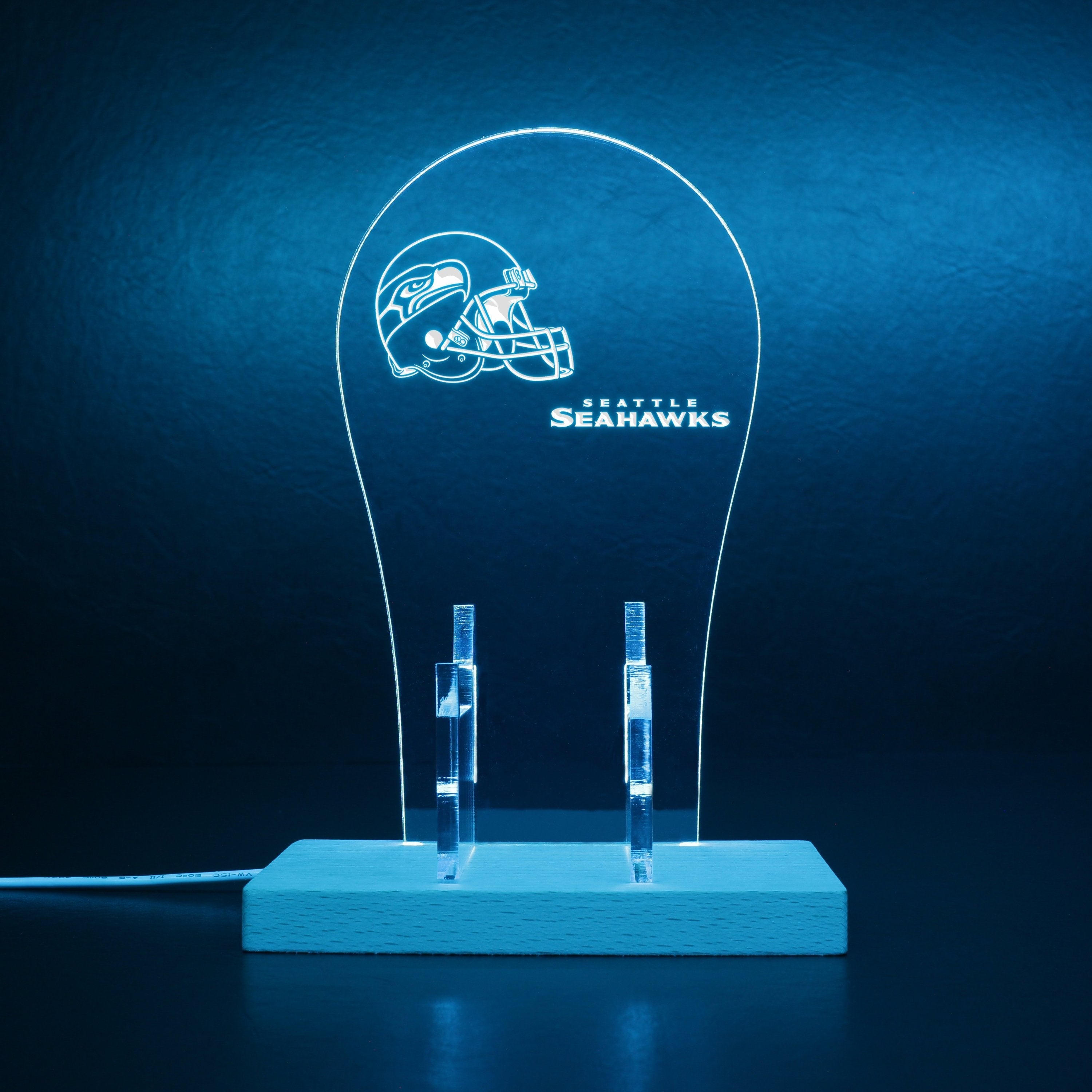 Seattle Seahawks Helmet LED Video Game Controller Stand