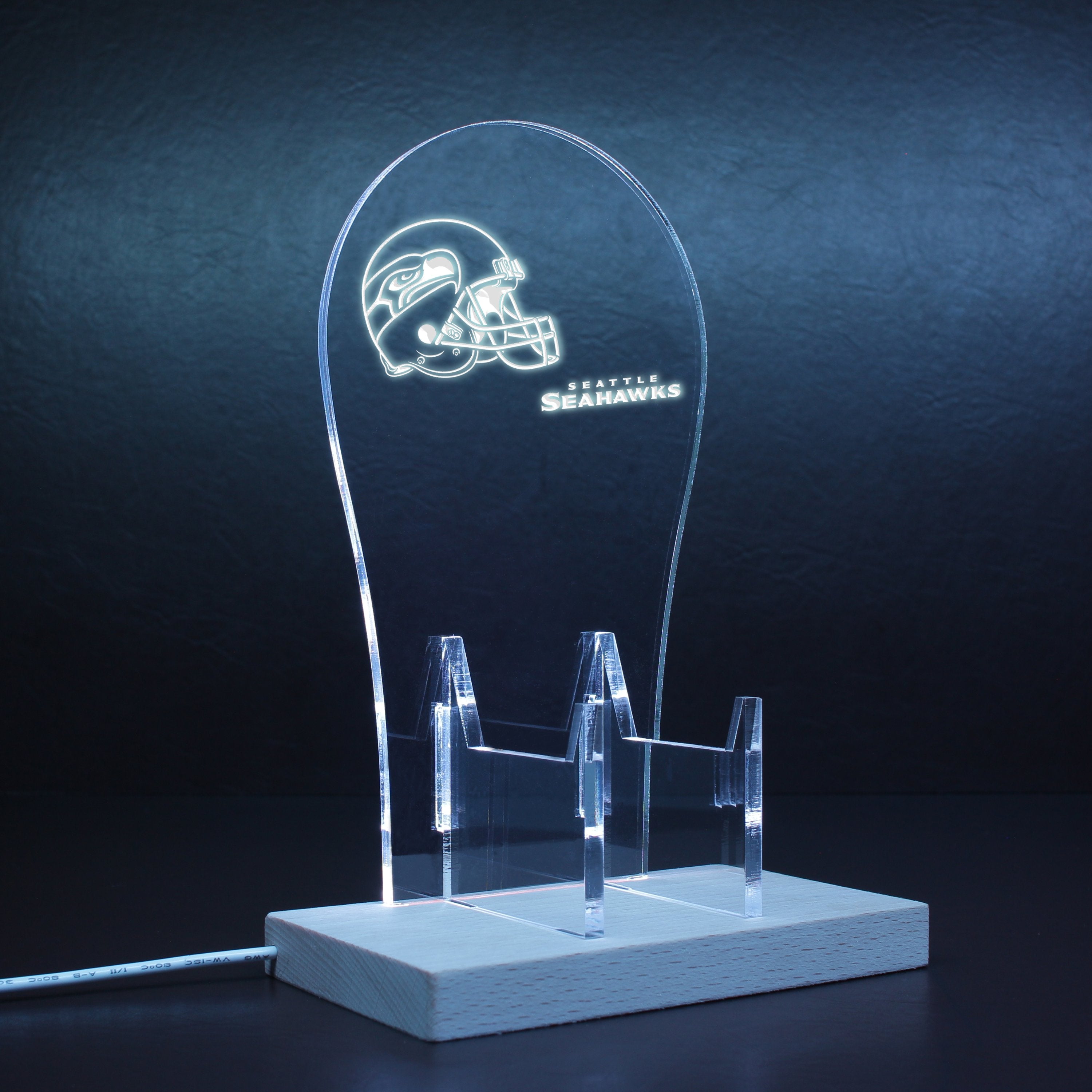 Seattle Seahawks Helmet LED Video Game Controller Stand