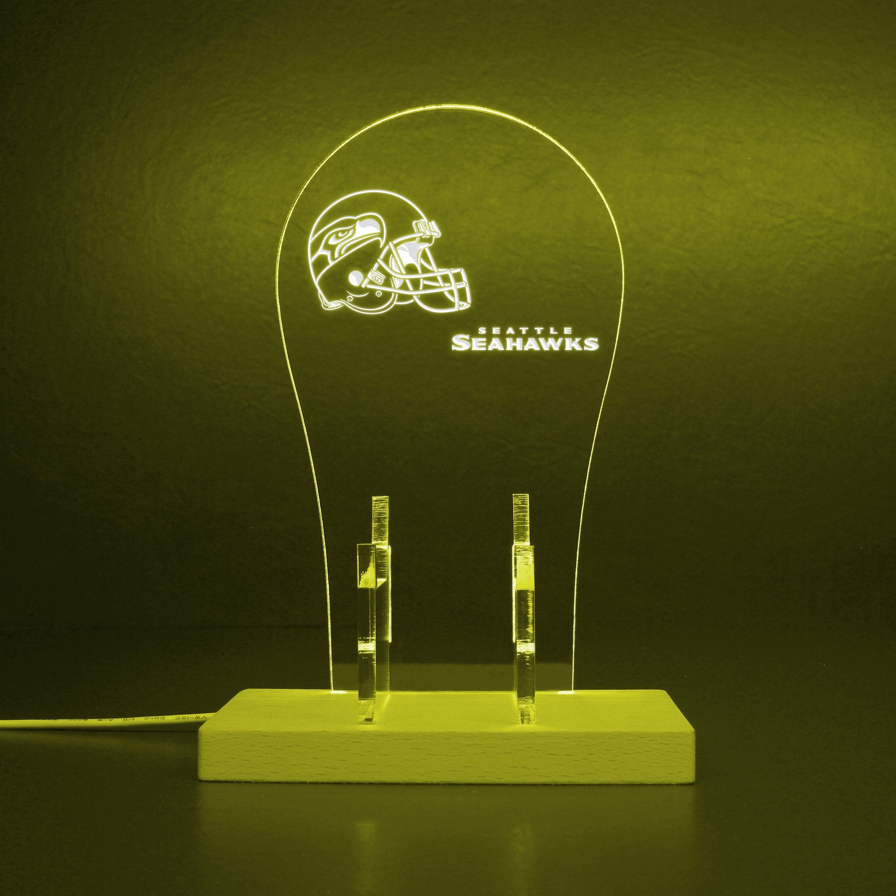 Seattle Seahawks Helmet LED Video Game Controller Stand