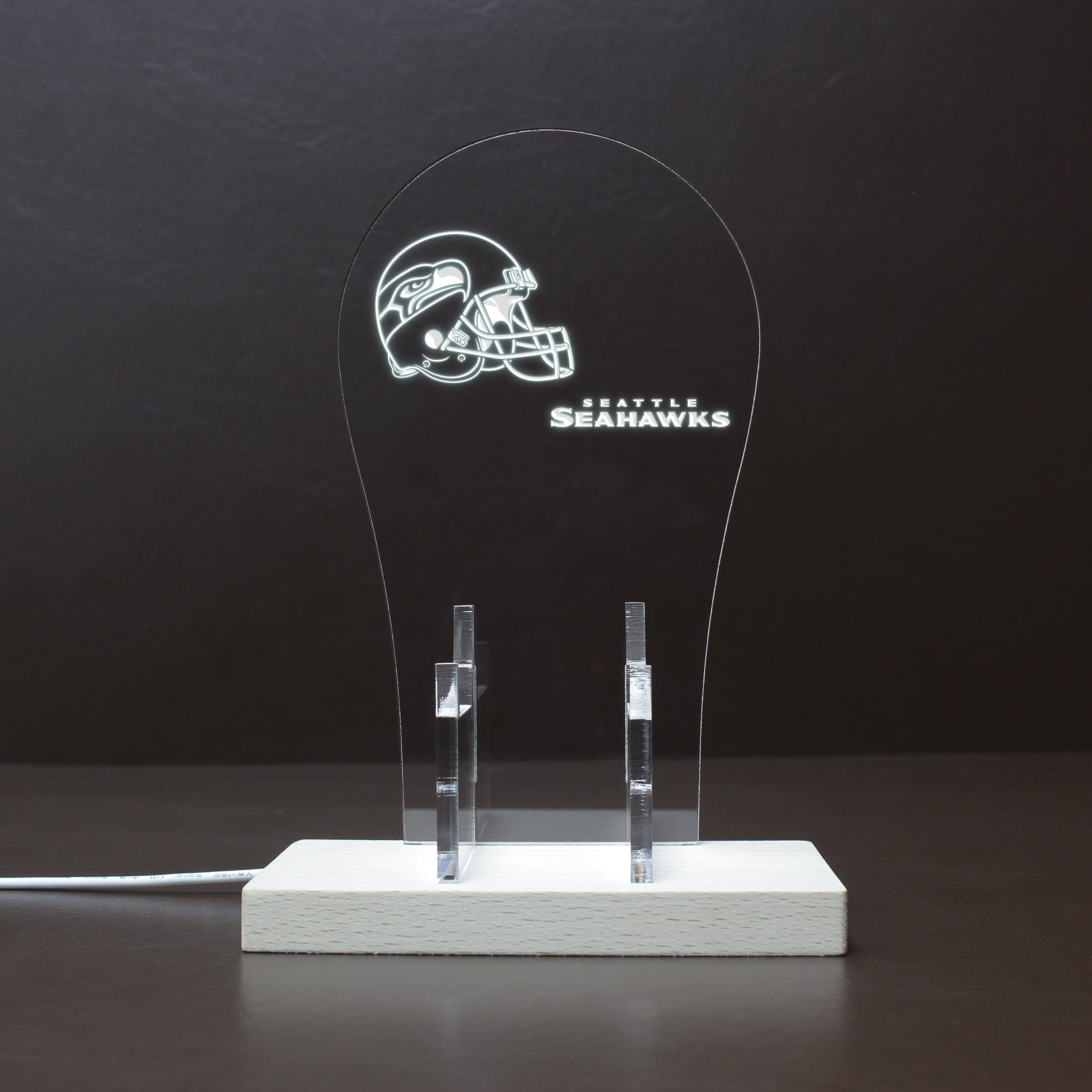 Seattle Seahawks Helmet LED Video Game Controller Stand