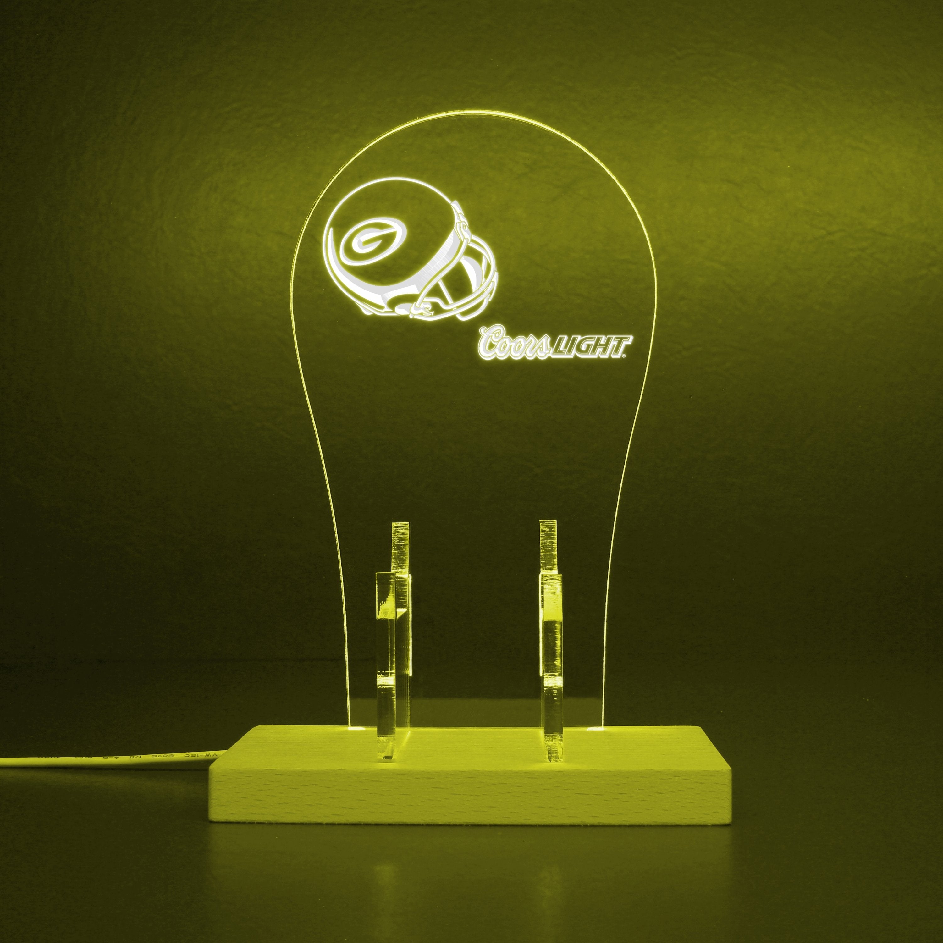 Green Bay Packers Helmet Logo LED Video Game Controller Stand