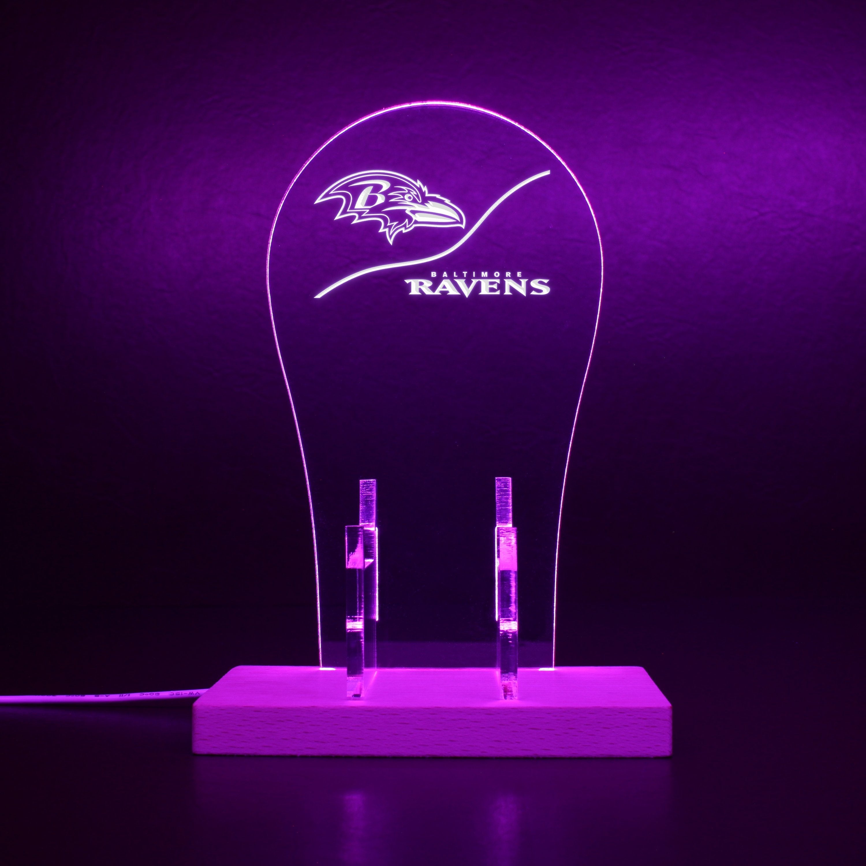 Baltimore Ravens NFL LED Video Game Controller Stand