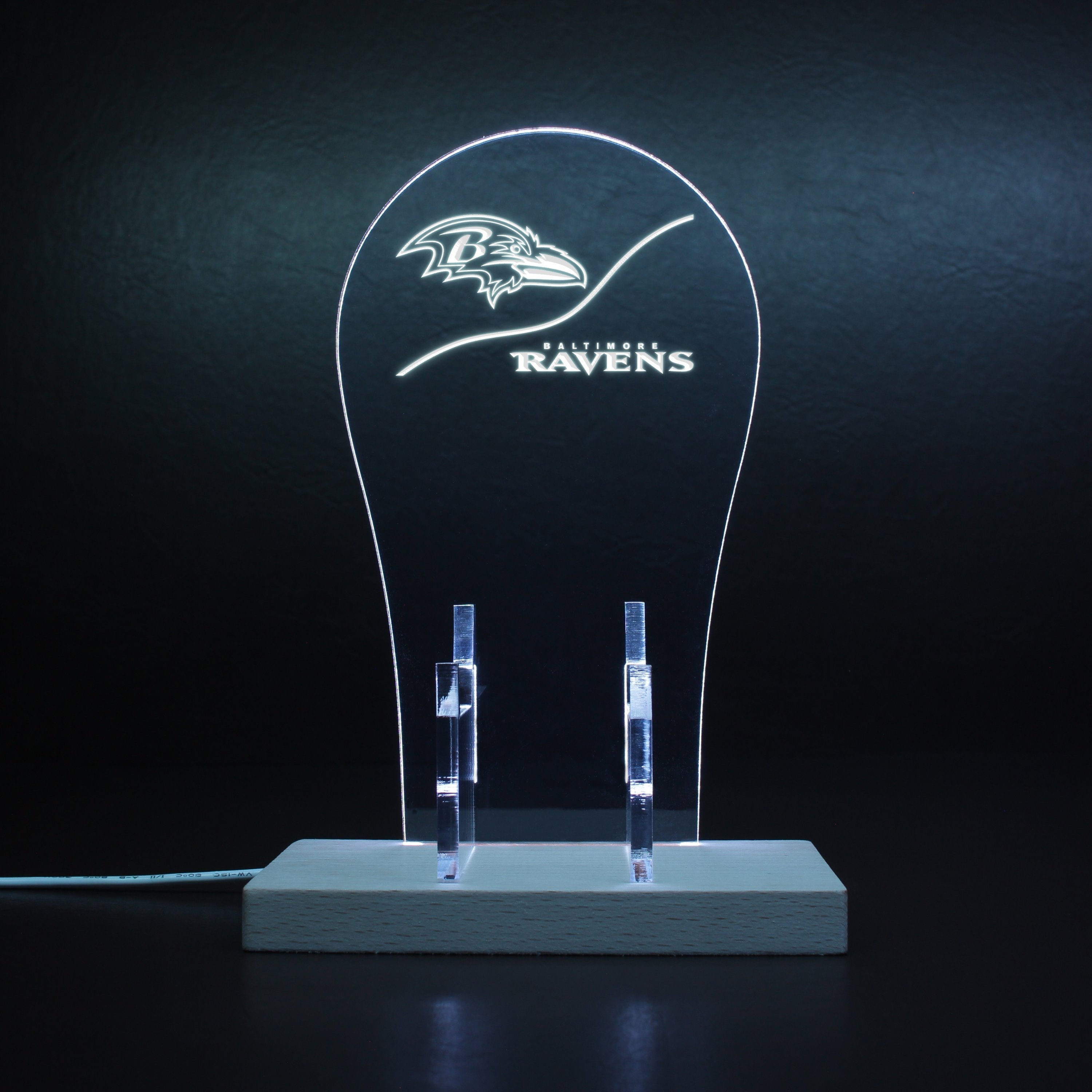 Baltimore Ravens NFL LED Video Game Controller Stand