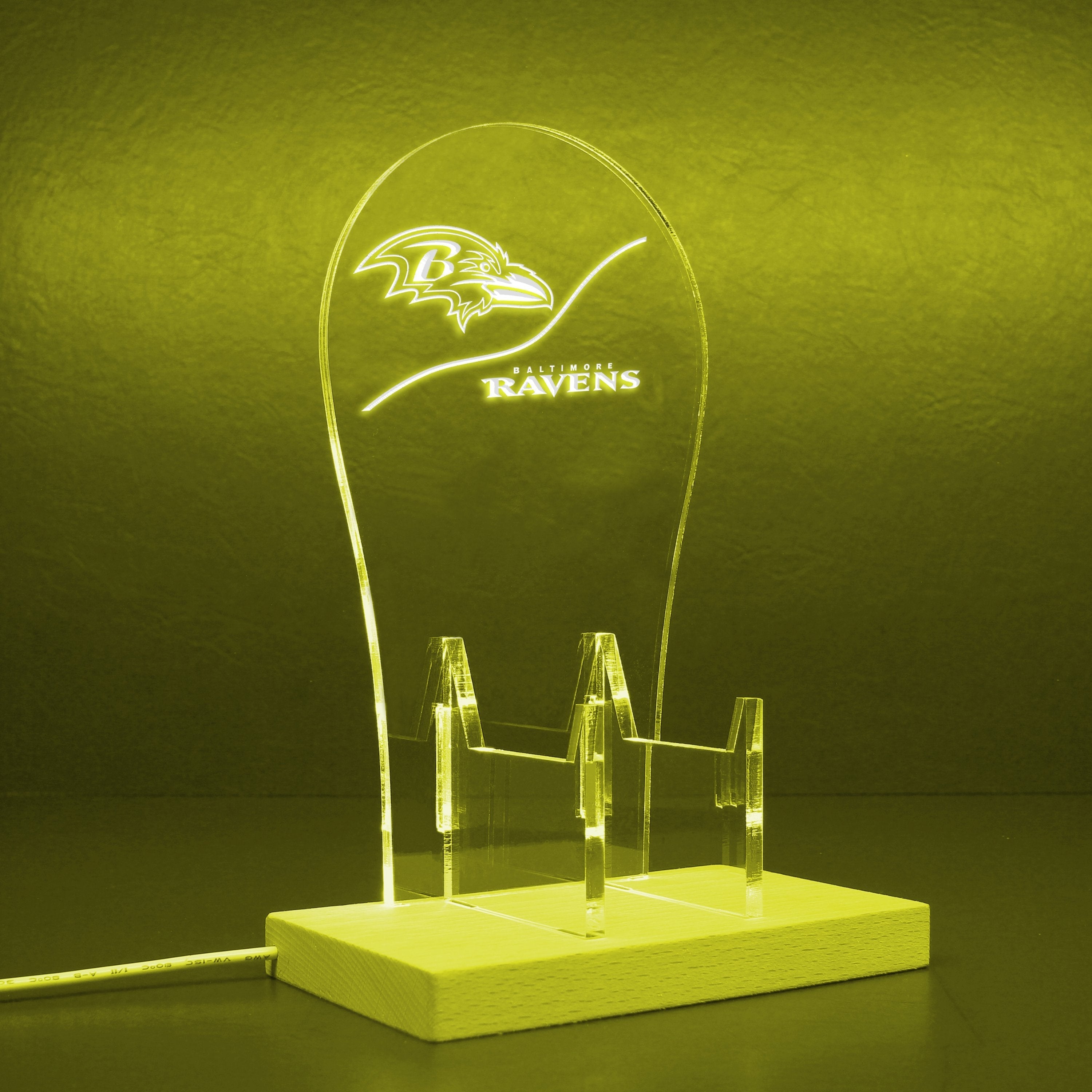 Baltimore Ravens NFL LED Video Game Controller Stand