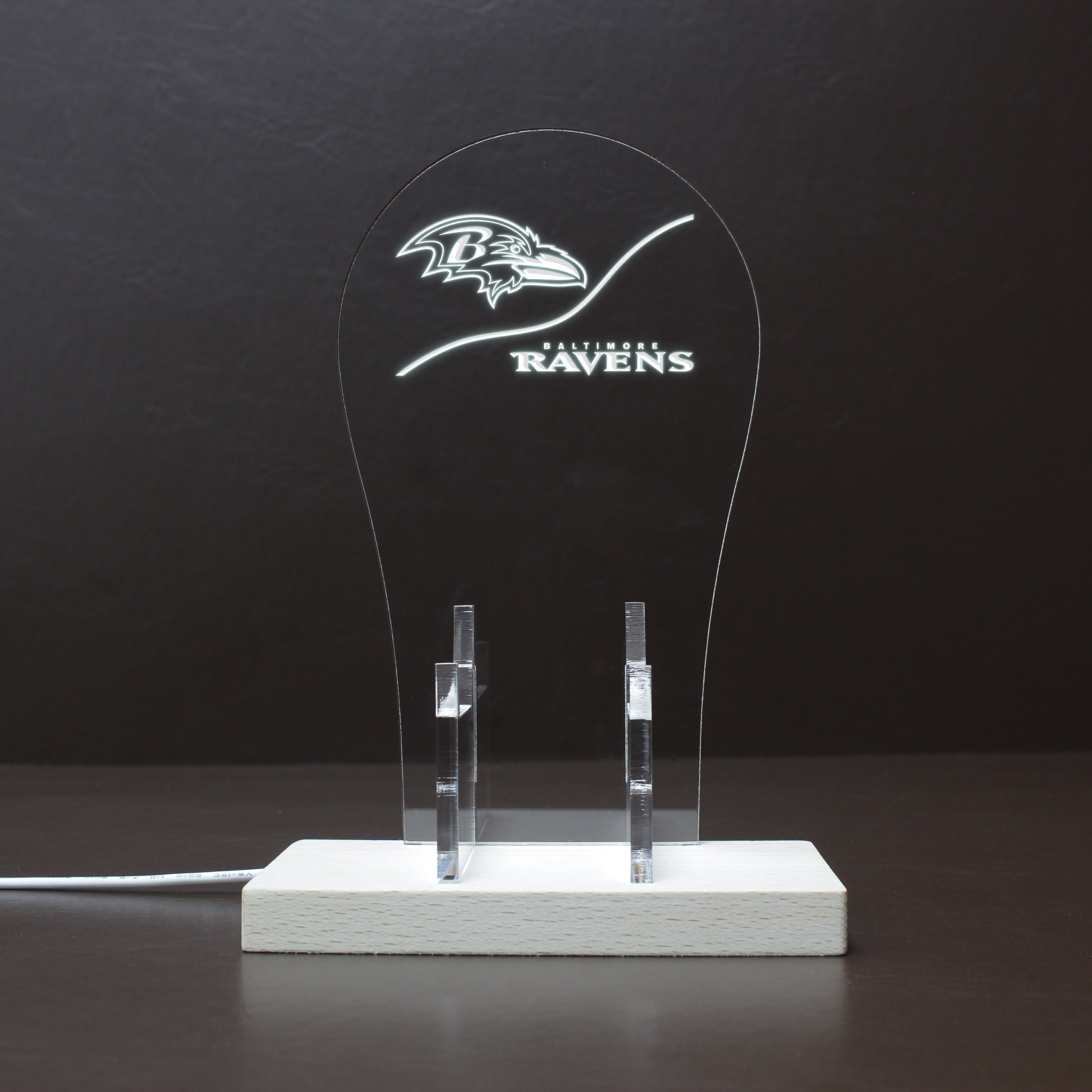 Baltimore Ravens NFL LED Video Game Controller Stand