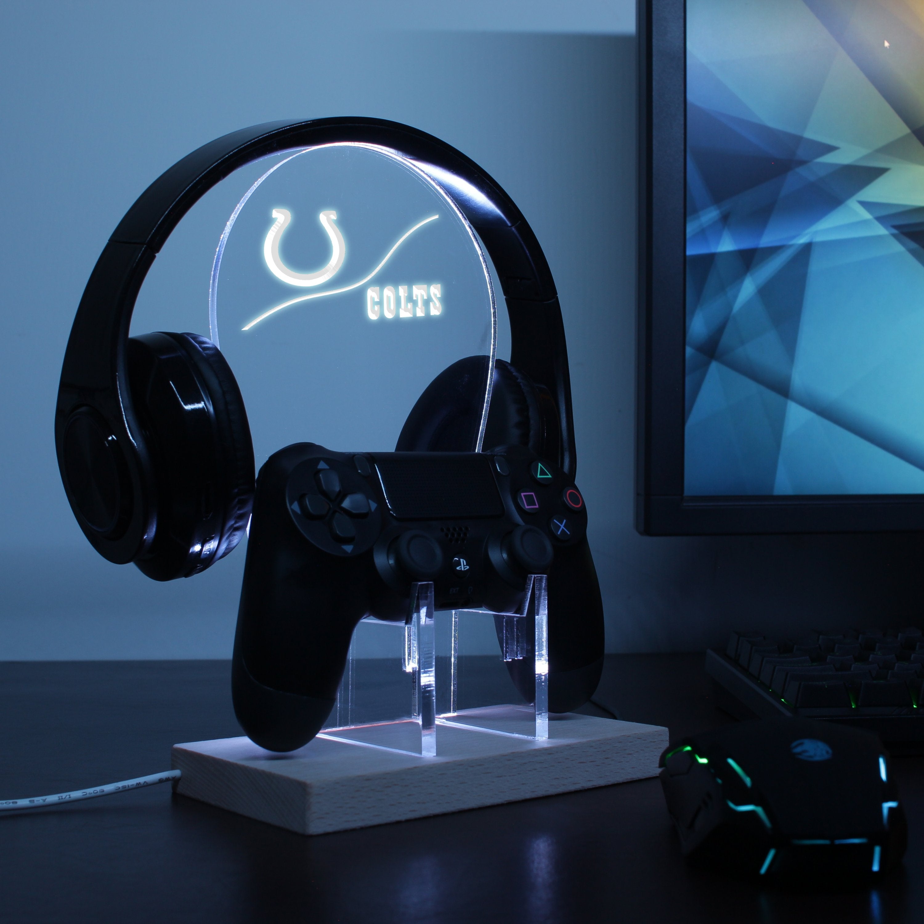 Indianapolis Colts NFL LED Video Game Controller Stand