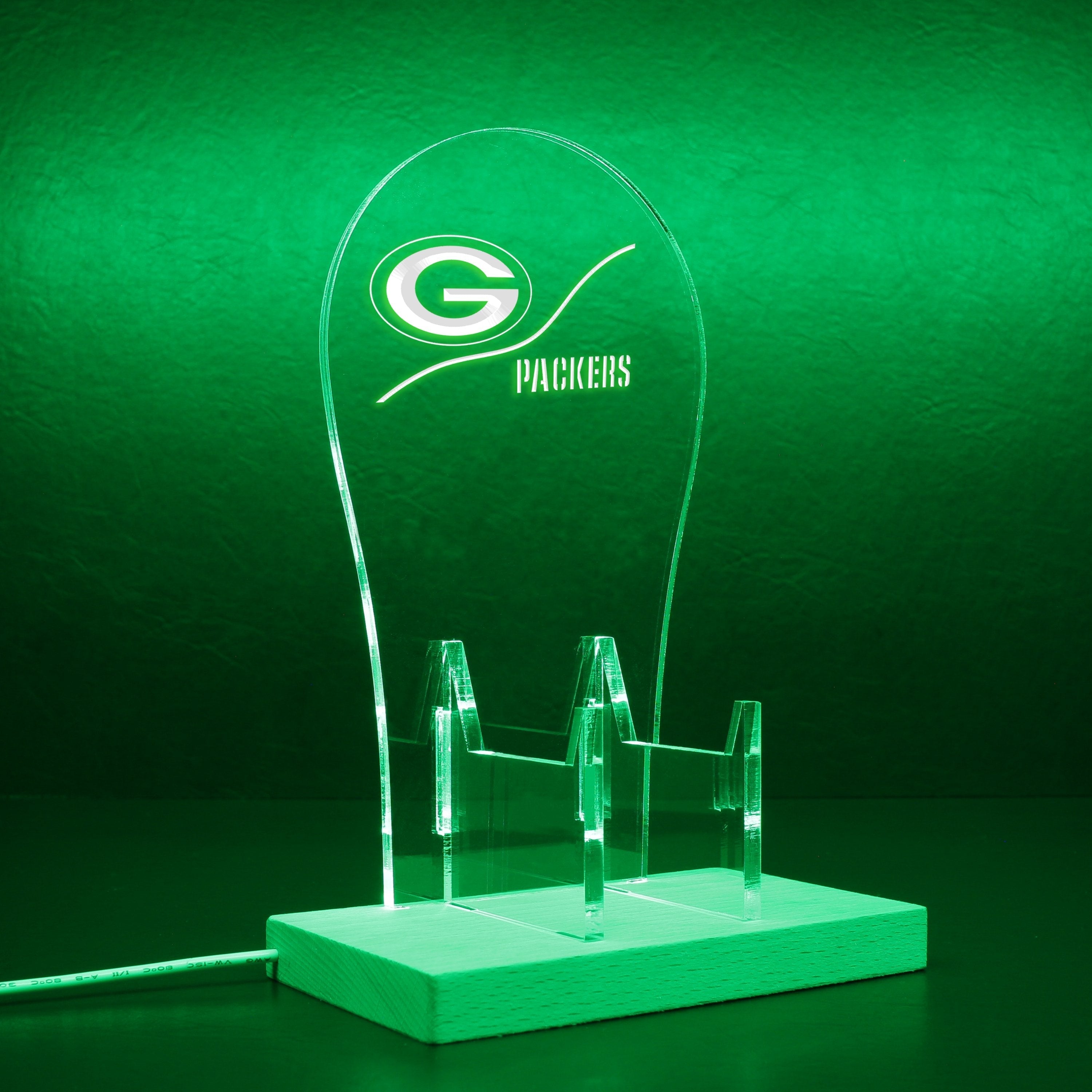 Green Bay Packers NFL LED Video Game Controller Stand