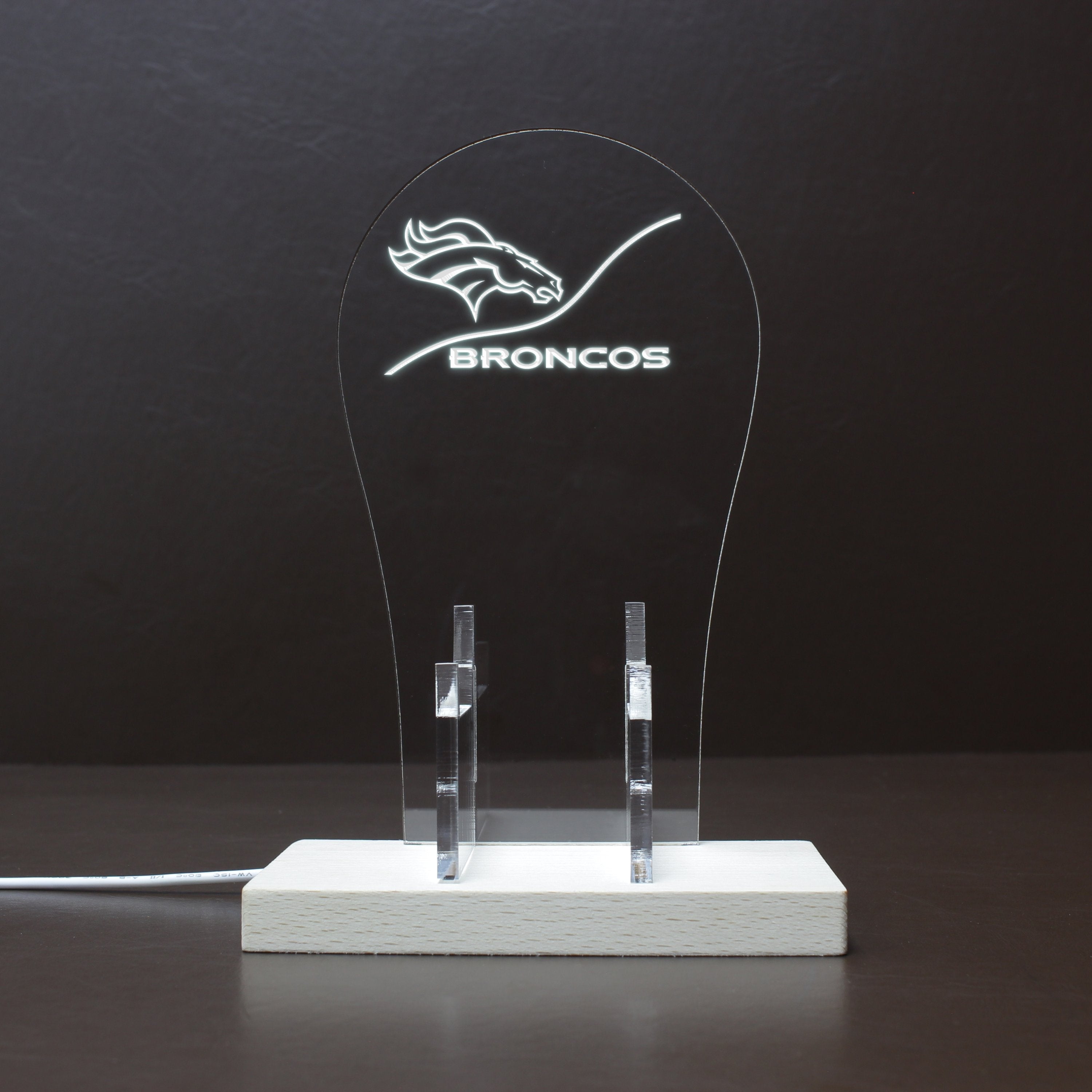 Denver Broncos NFL LED Video Game Controller Stand