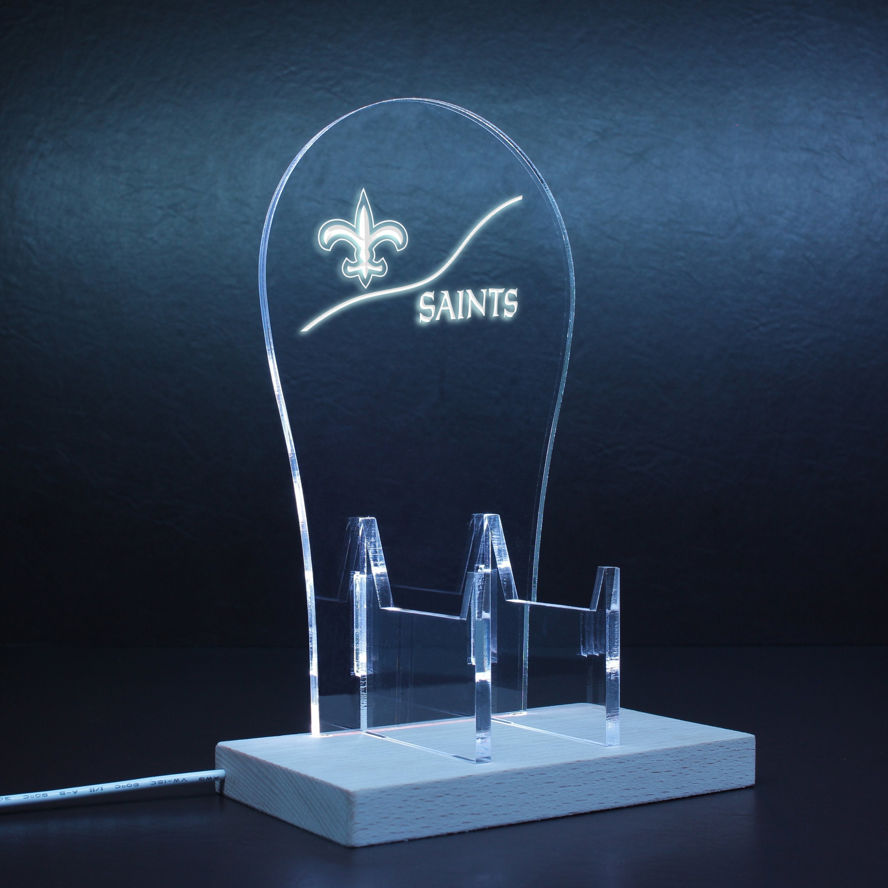 New Orleans Saints NFL LED Video Game Controller Stand