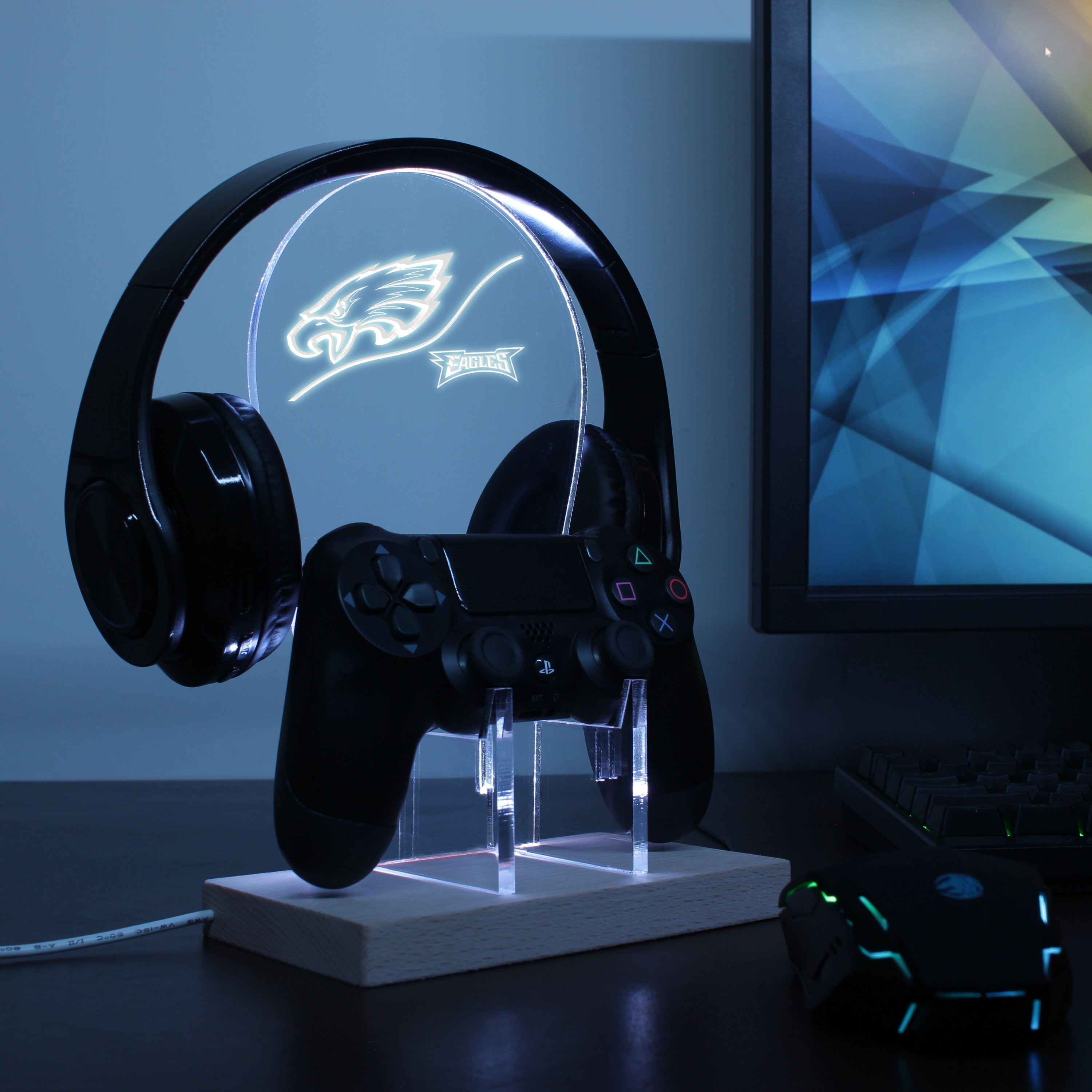 Philadelphia Eagles NFL LED Video Game Controller Stand