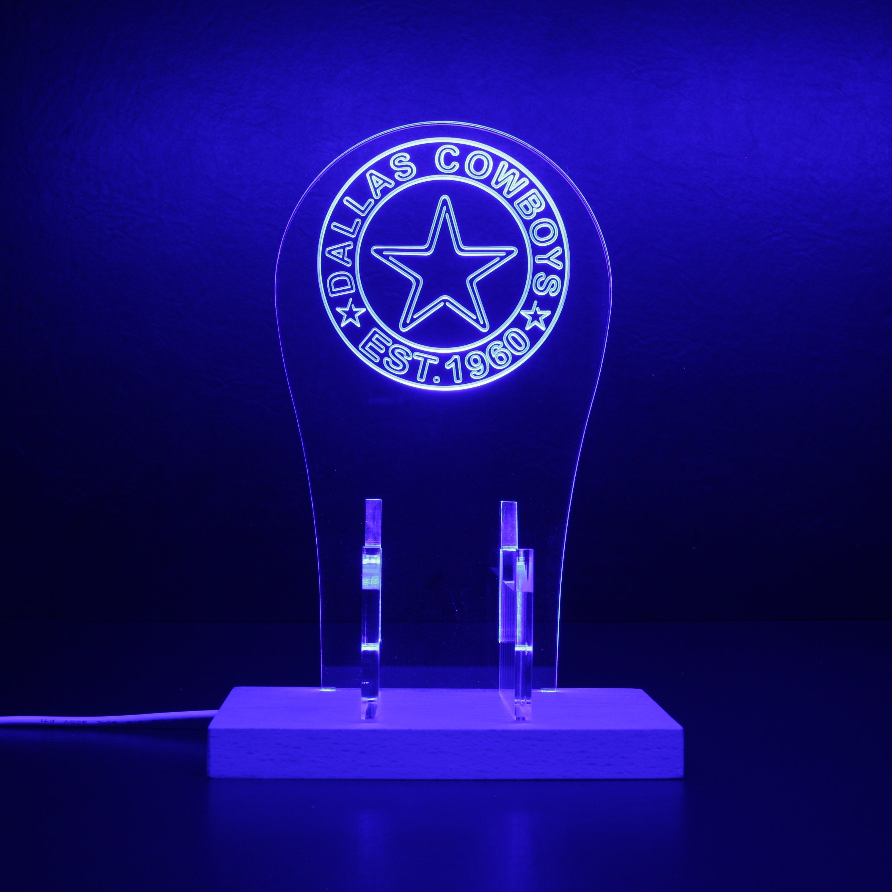 Dallas Cowboys RGB LED Video Game Controller Stand