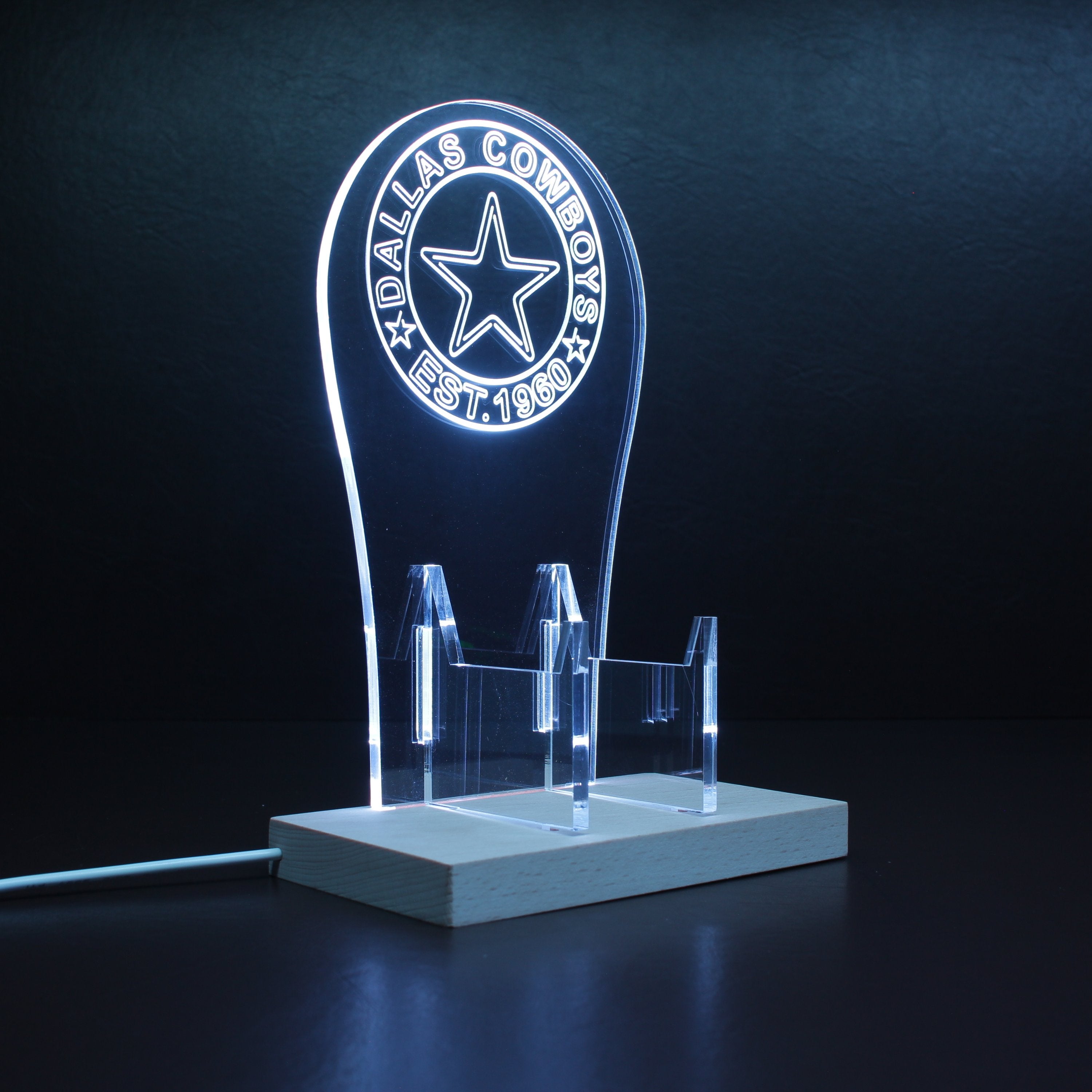 Dallas Cowboys RGB LED Video Game Controller Stand