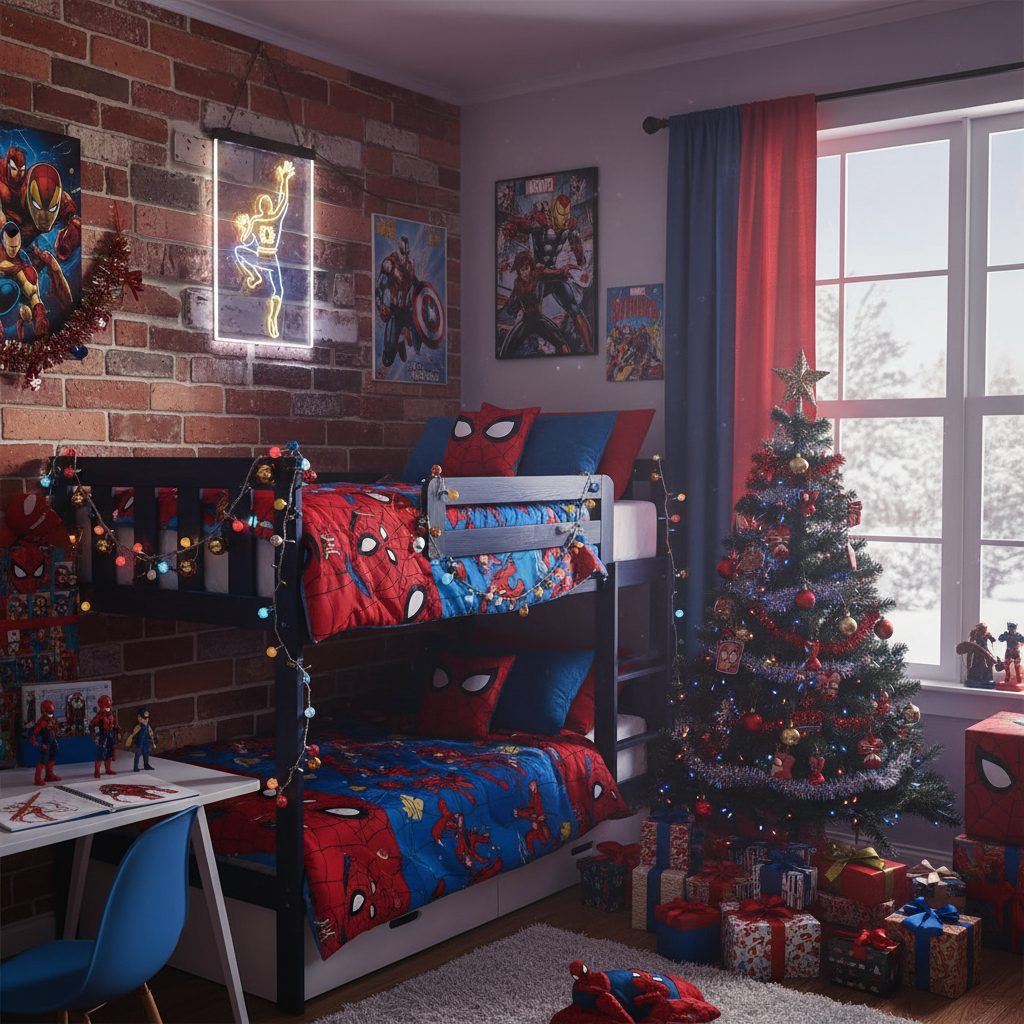 Spider Man Christmas Scene