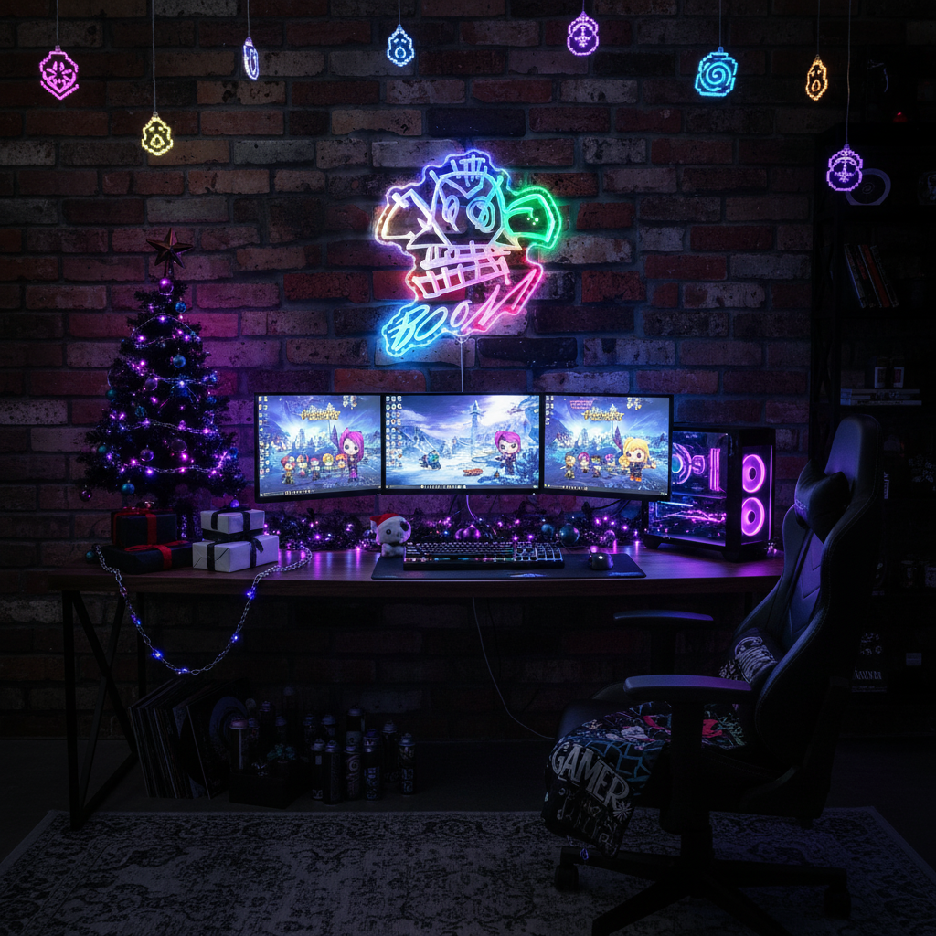 Arcane Jinx Christmas Scene