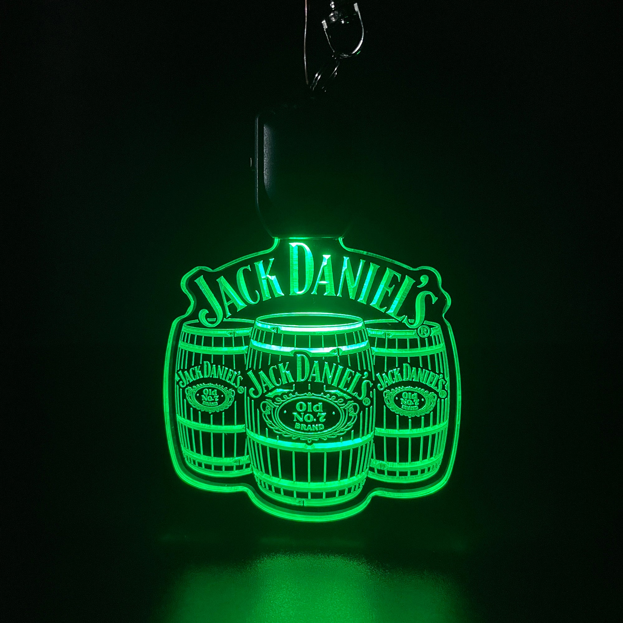 Jack Daniel's LED Light Acrylic Keychain