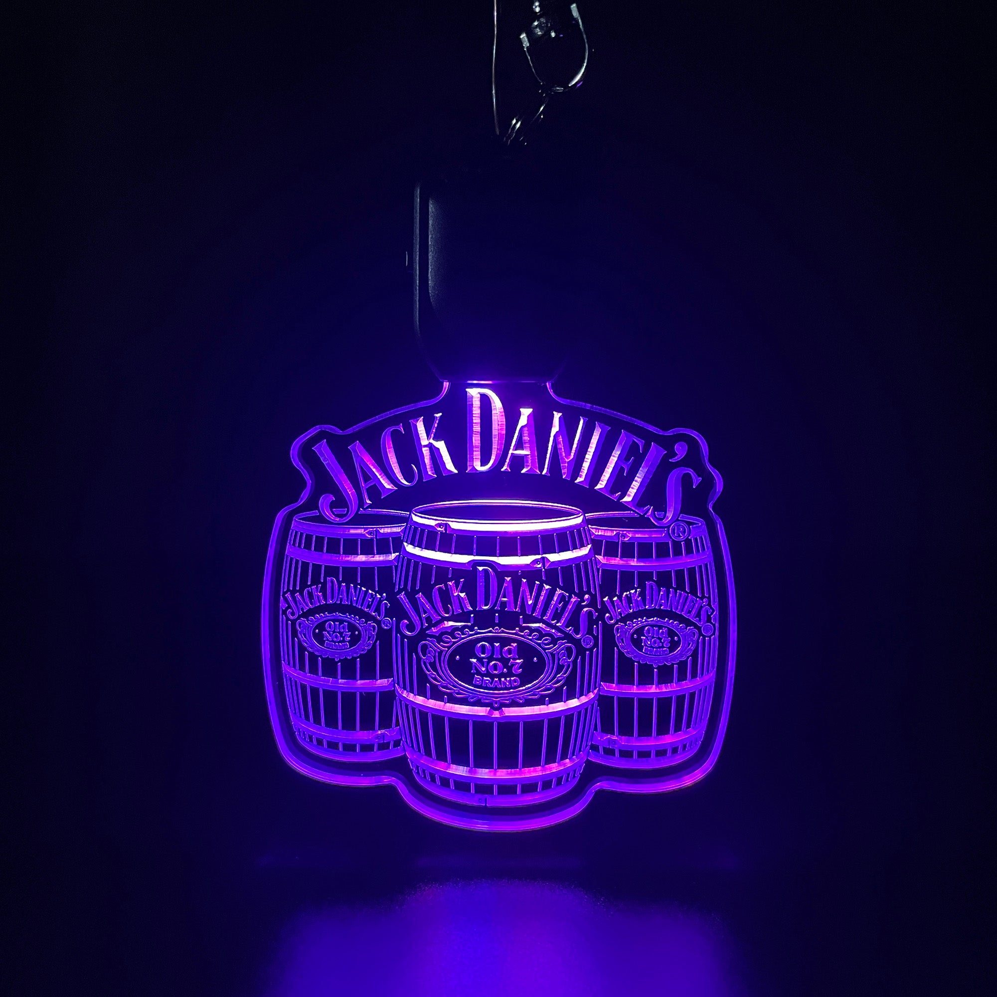 Jack Daniel's LED Light Acrylic Keychain