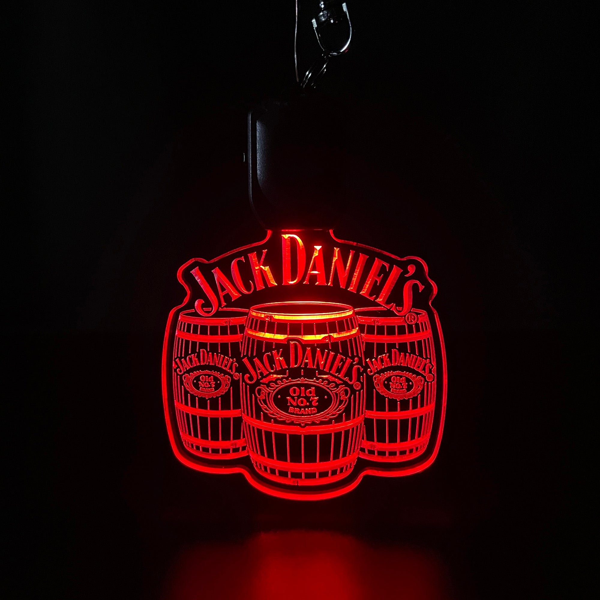 Jack Daniel's LED Light Acrylic Keychain
