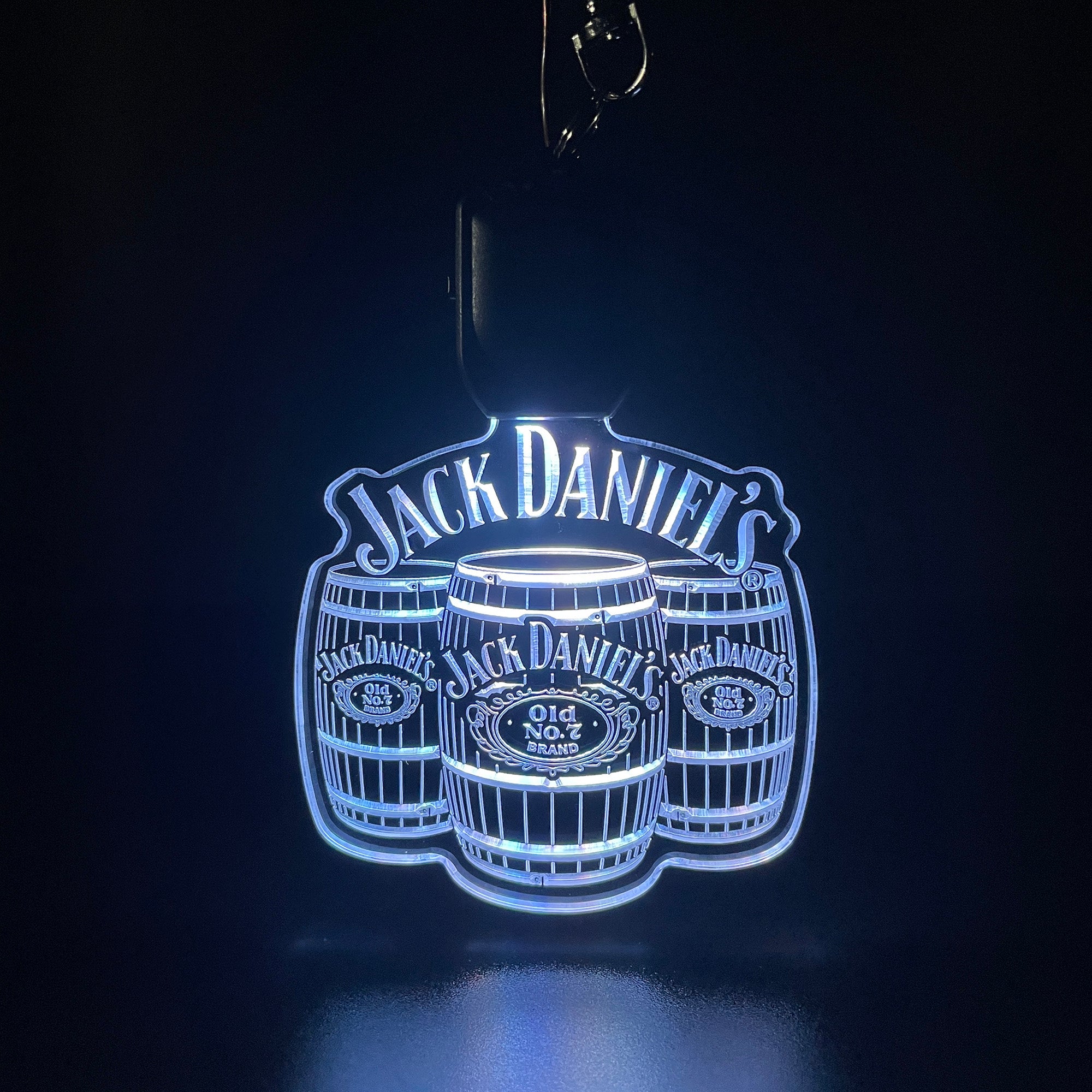 Jack Daniel's LED Light Acrylic Keychain