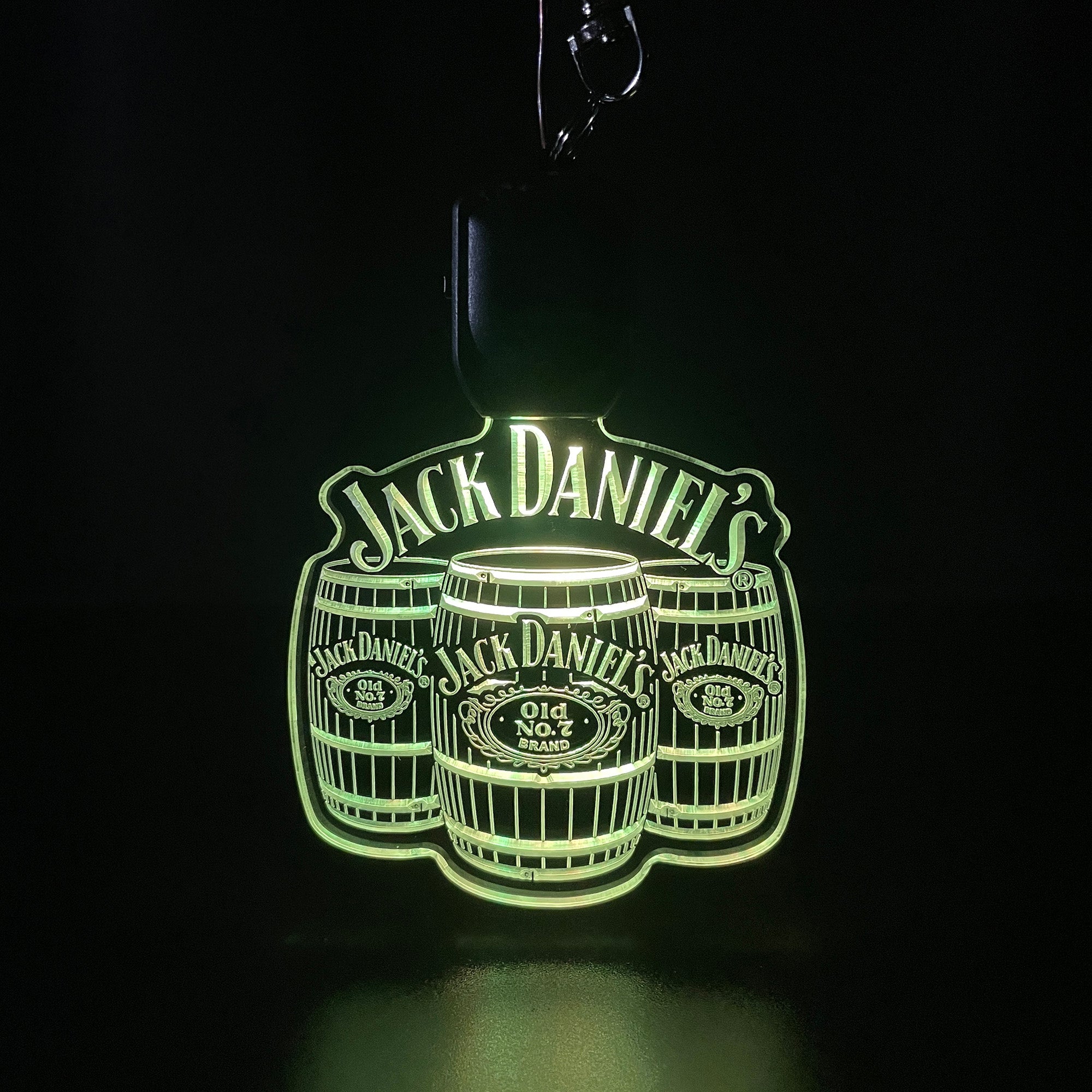 Jack Daniel's LED Light Acrylic Keychain
