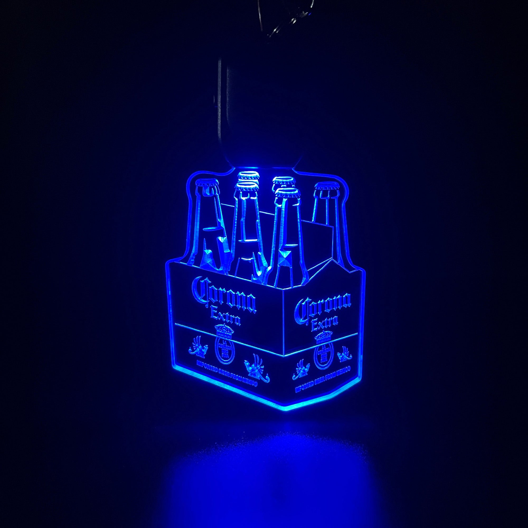 Corona Extra LED Light Acrylic Keychain