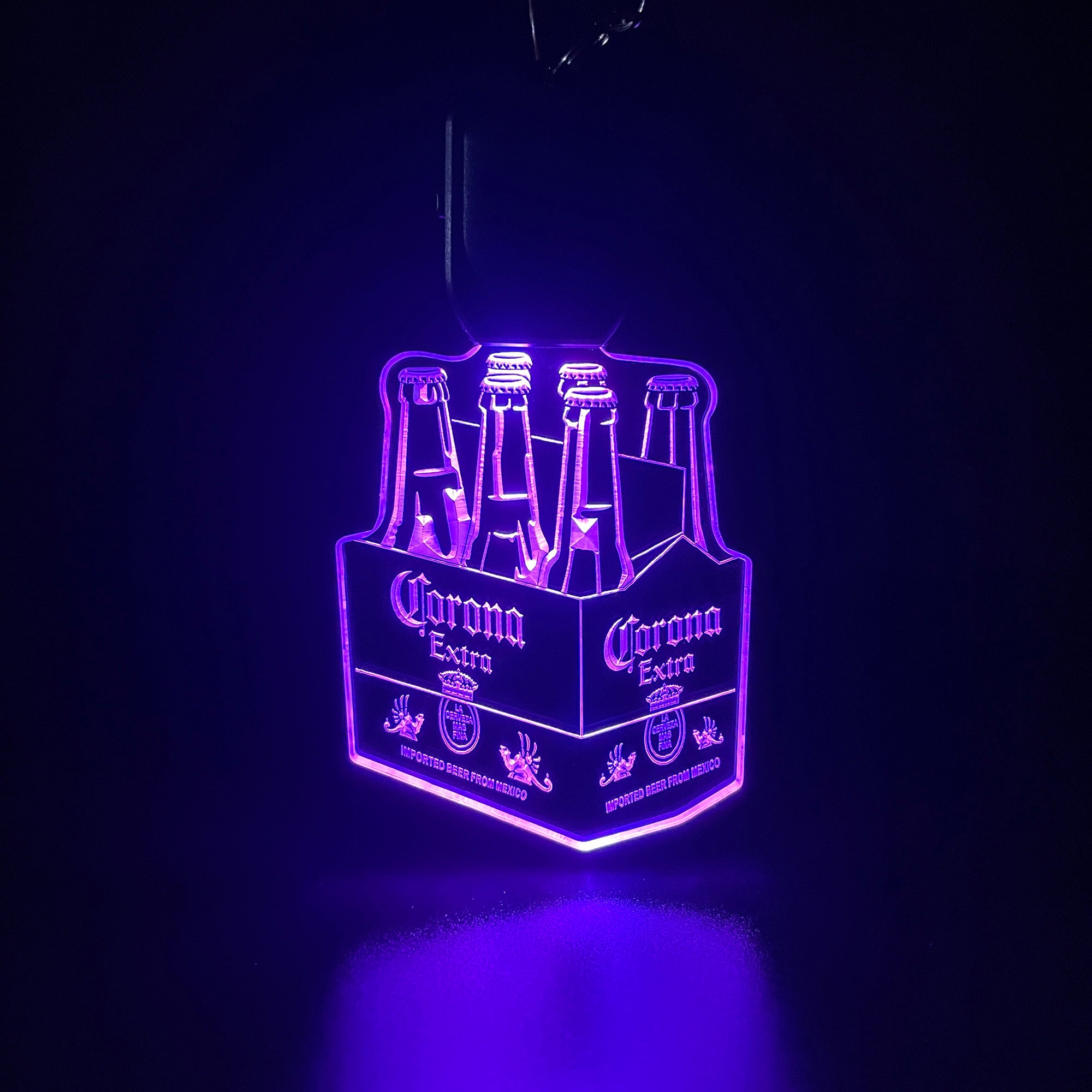 Corona Extra LED Light Acrylic Keychain