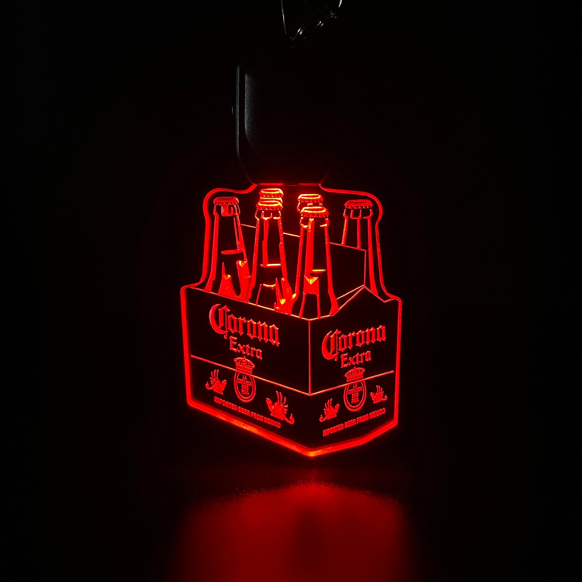 Corona Extra LED Light Acrylic Keychain