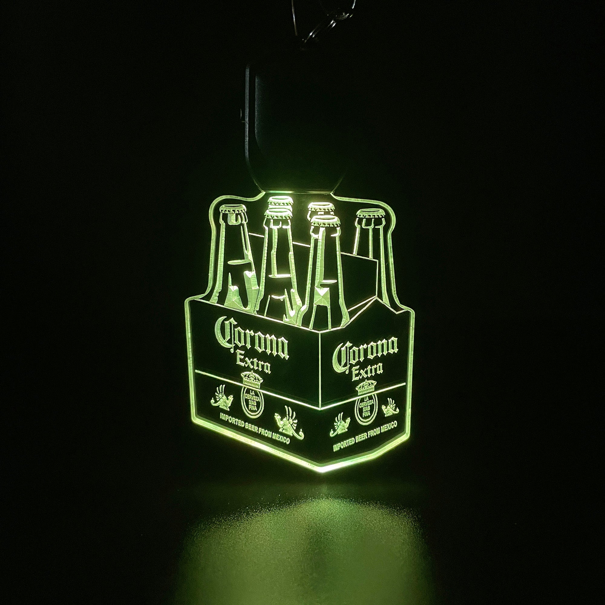 Corona Extra LED Light Acrylic Keychain