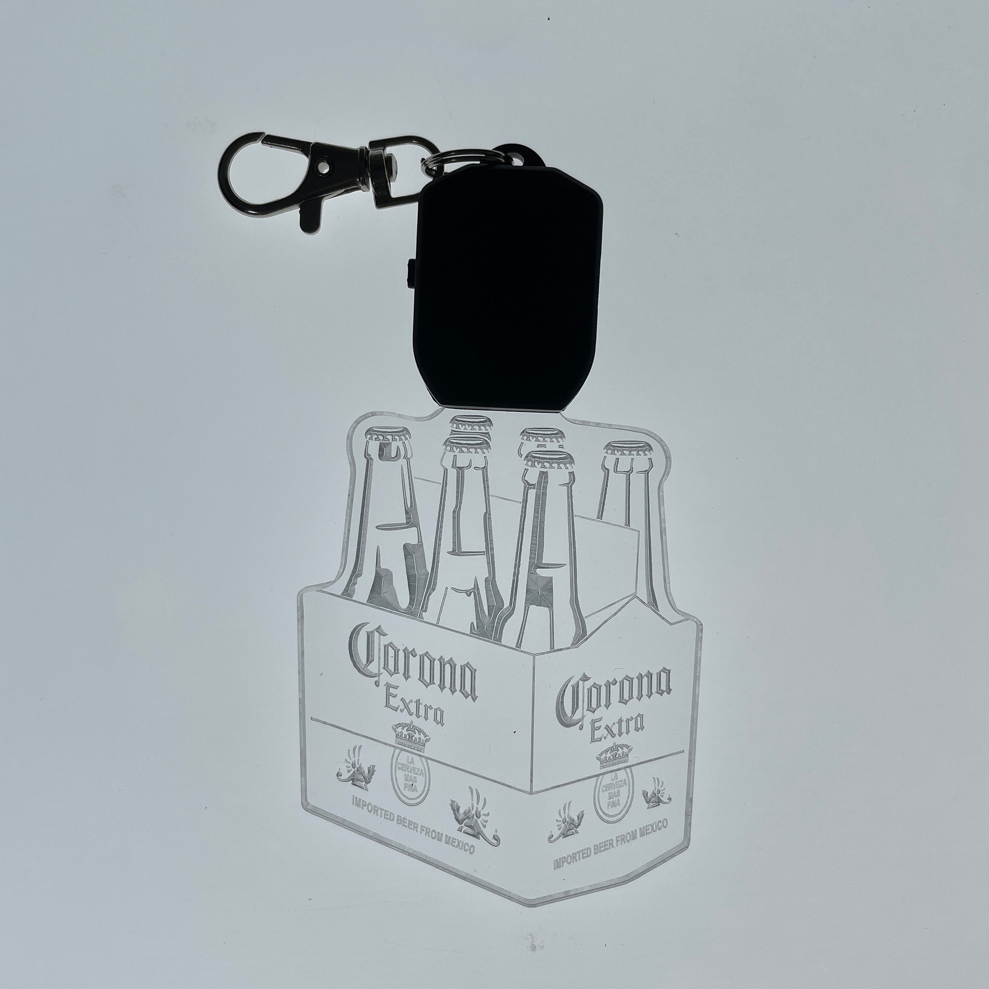 Corona Extra LED Light Acrylic Keychain