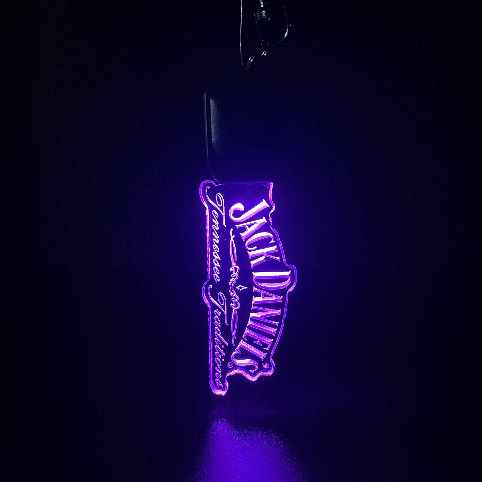 Jack Daniel's LED Light Acrylic Keychain