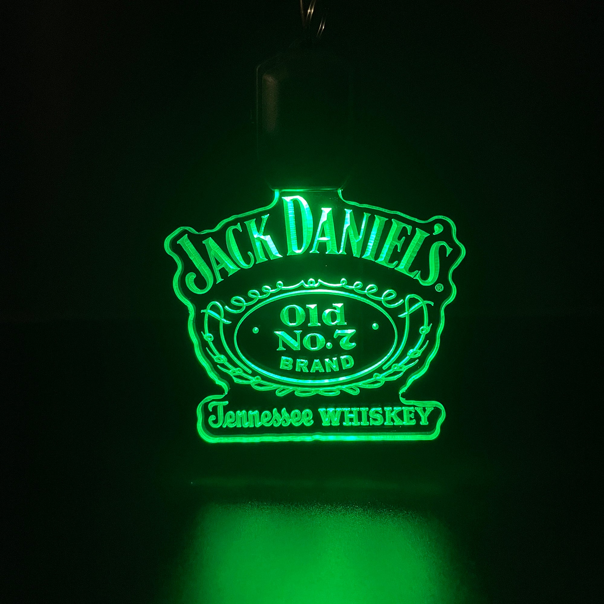 Jack Daniel's LED Light Acrylic Keychain