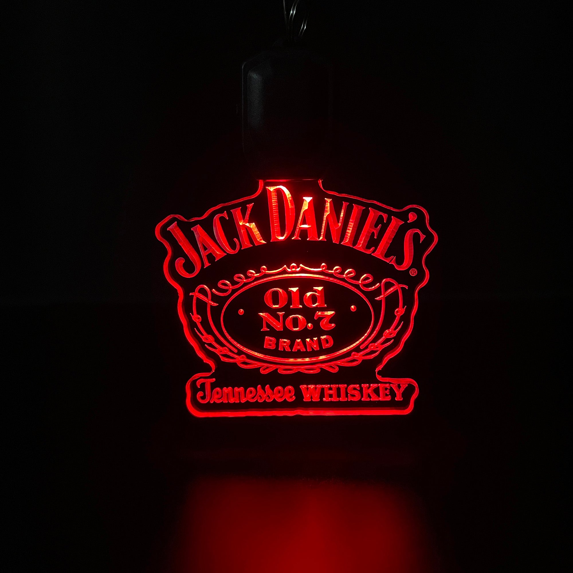Jack Daniel's LED Light Acrylic Keychain