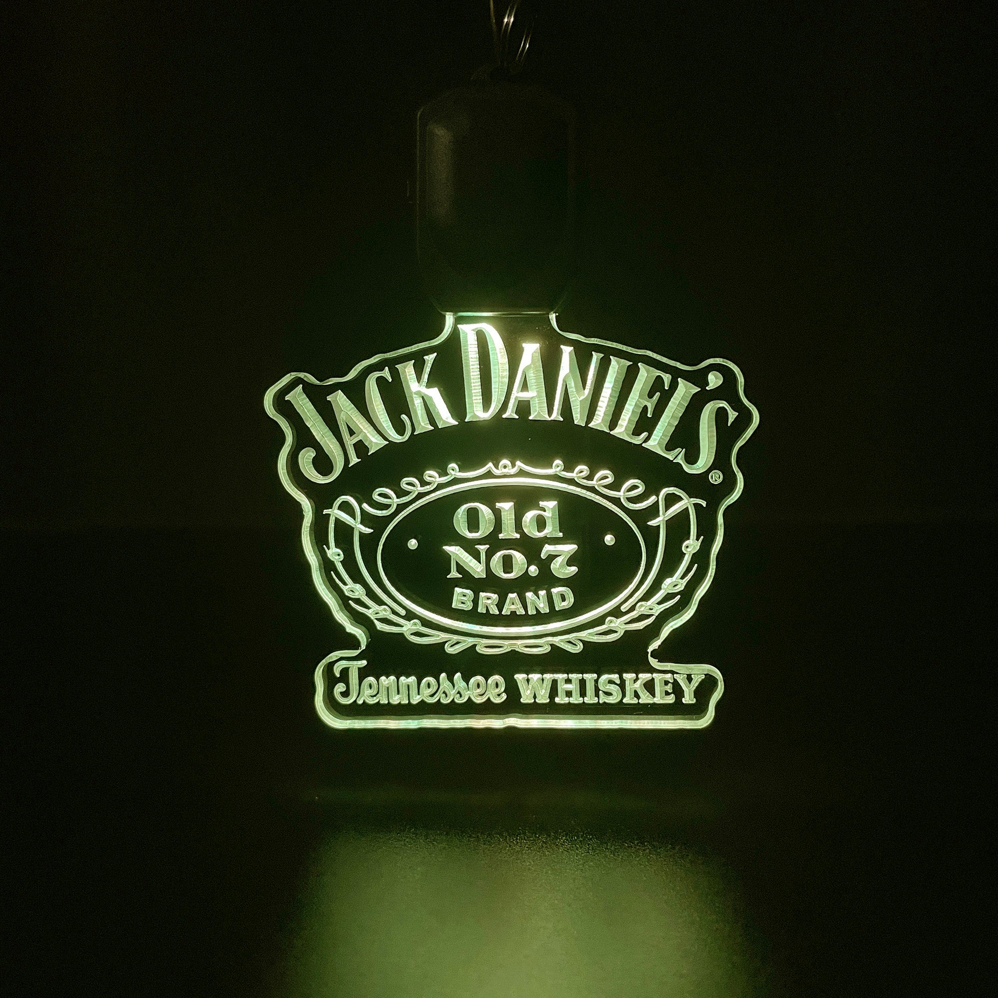 Jack Daniel's LED Light Acrylic Keychain