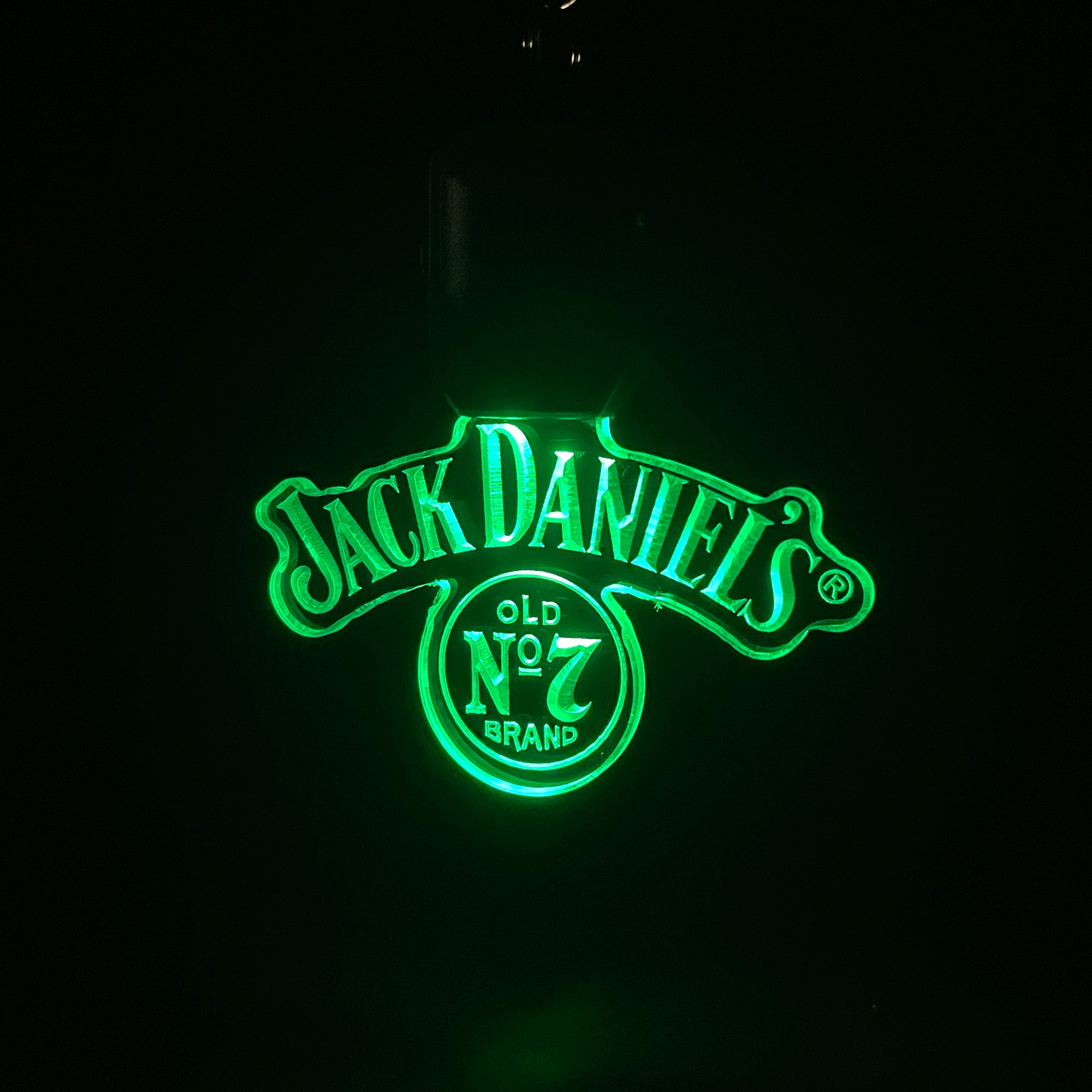 Jack Daniel's LED Light Acrylic Keychain