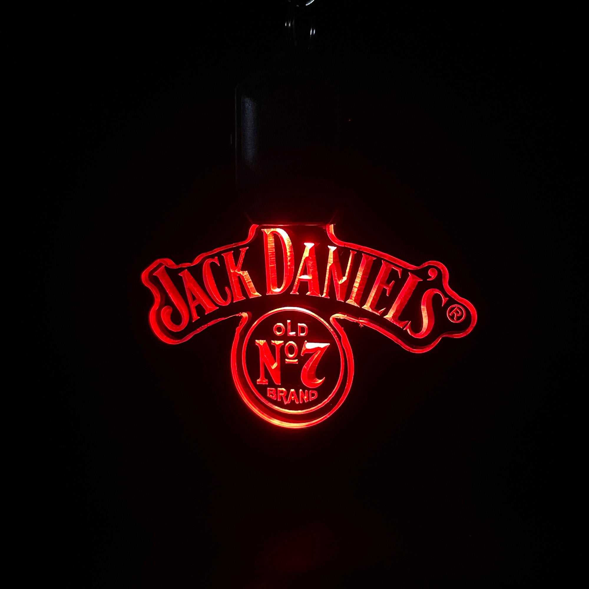Jack Daniel's LED Light Acrylic Keychain