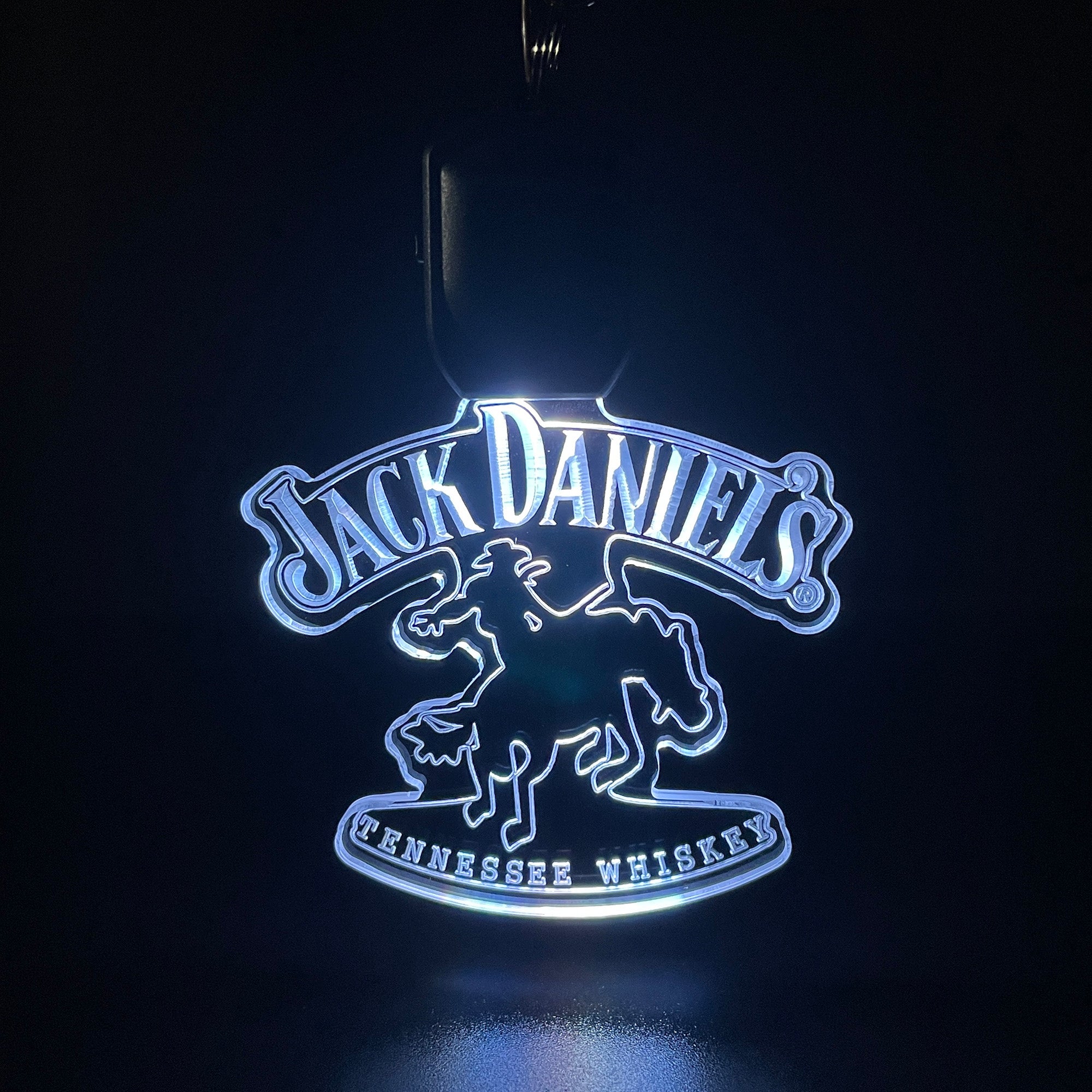 Jack Daniel's LED Light Acrylic Keychain