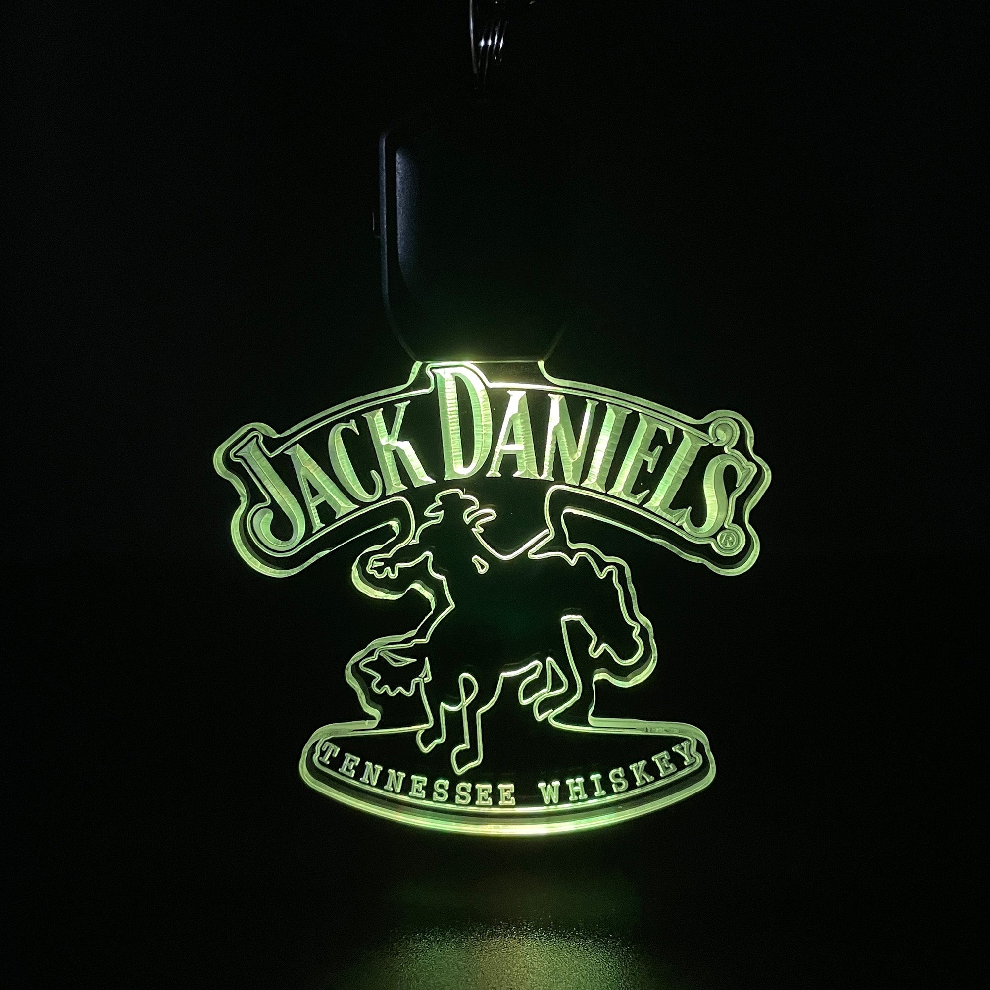 Jack Daniel's LED Light Acrylic Keychain