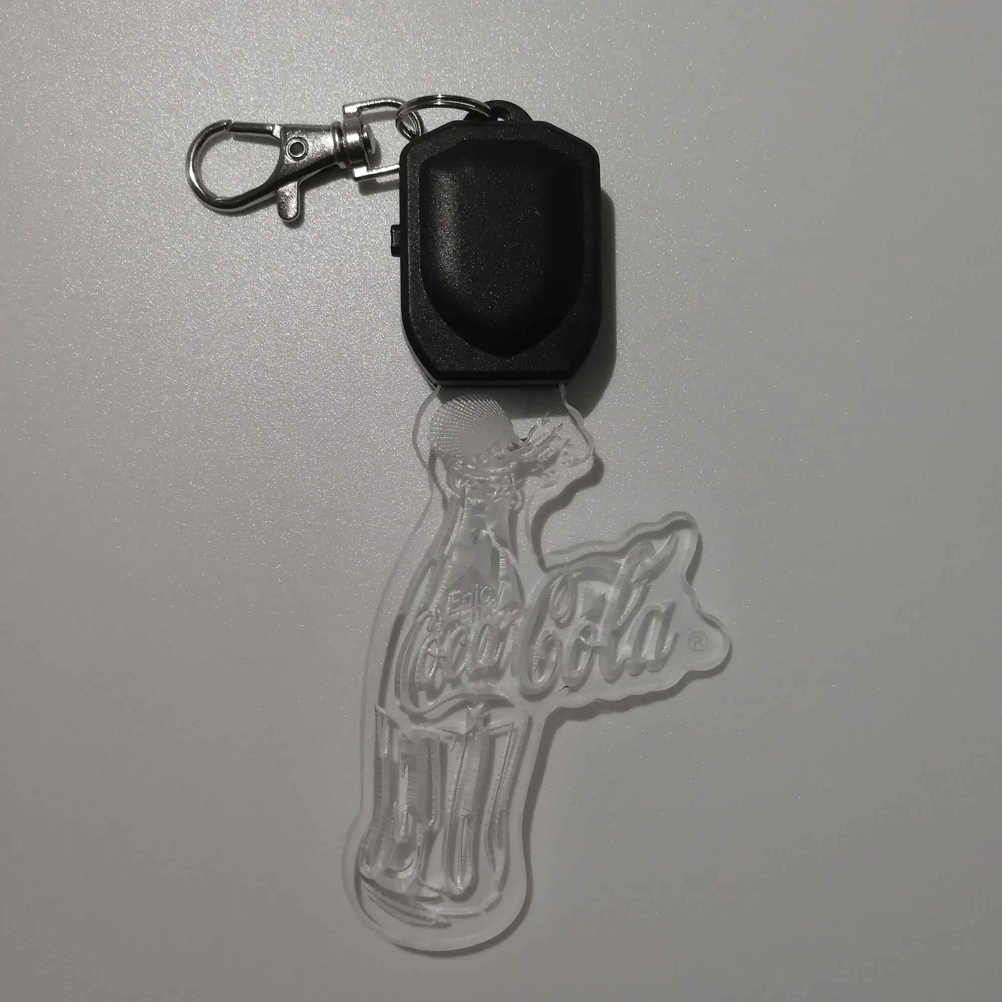 Coca Cola LED Light Acrylic Keychain