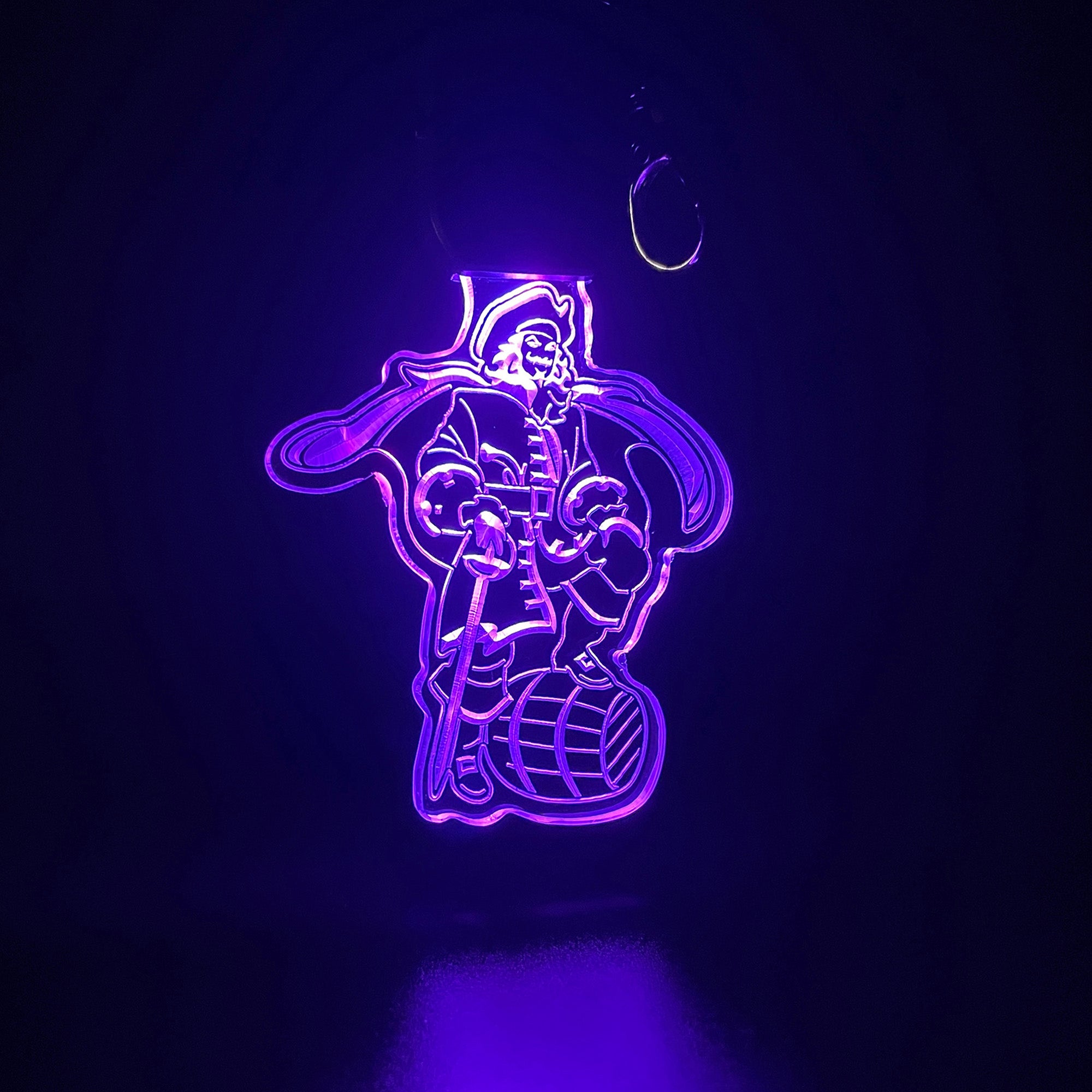 Captain Morgan Rum LED Light Acrylic Keychain