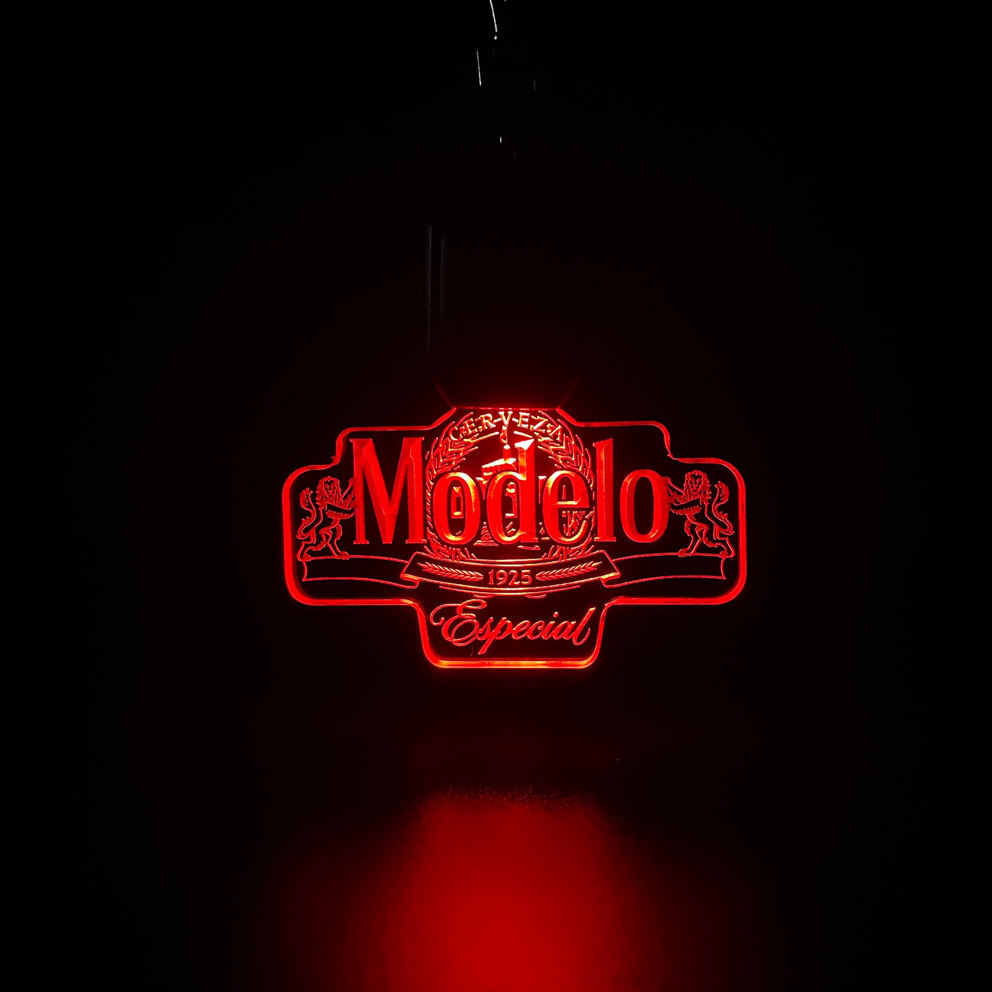 Modelo Especial LED Light Acrylic Keychain