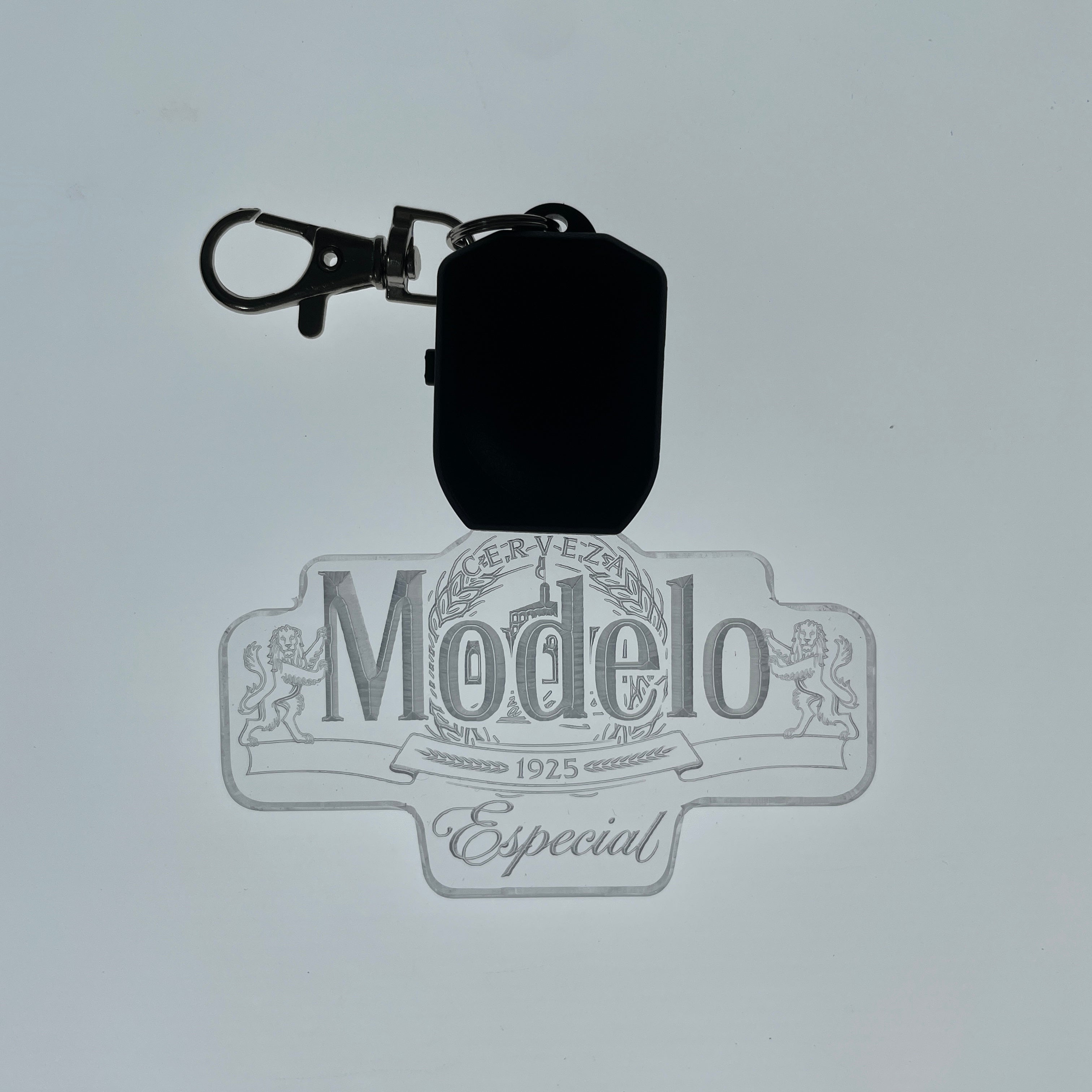 Modelo Especial LED Light Acrylic Keychain