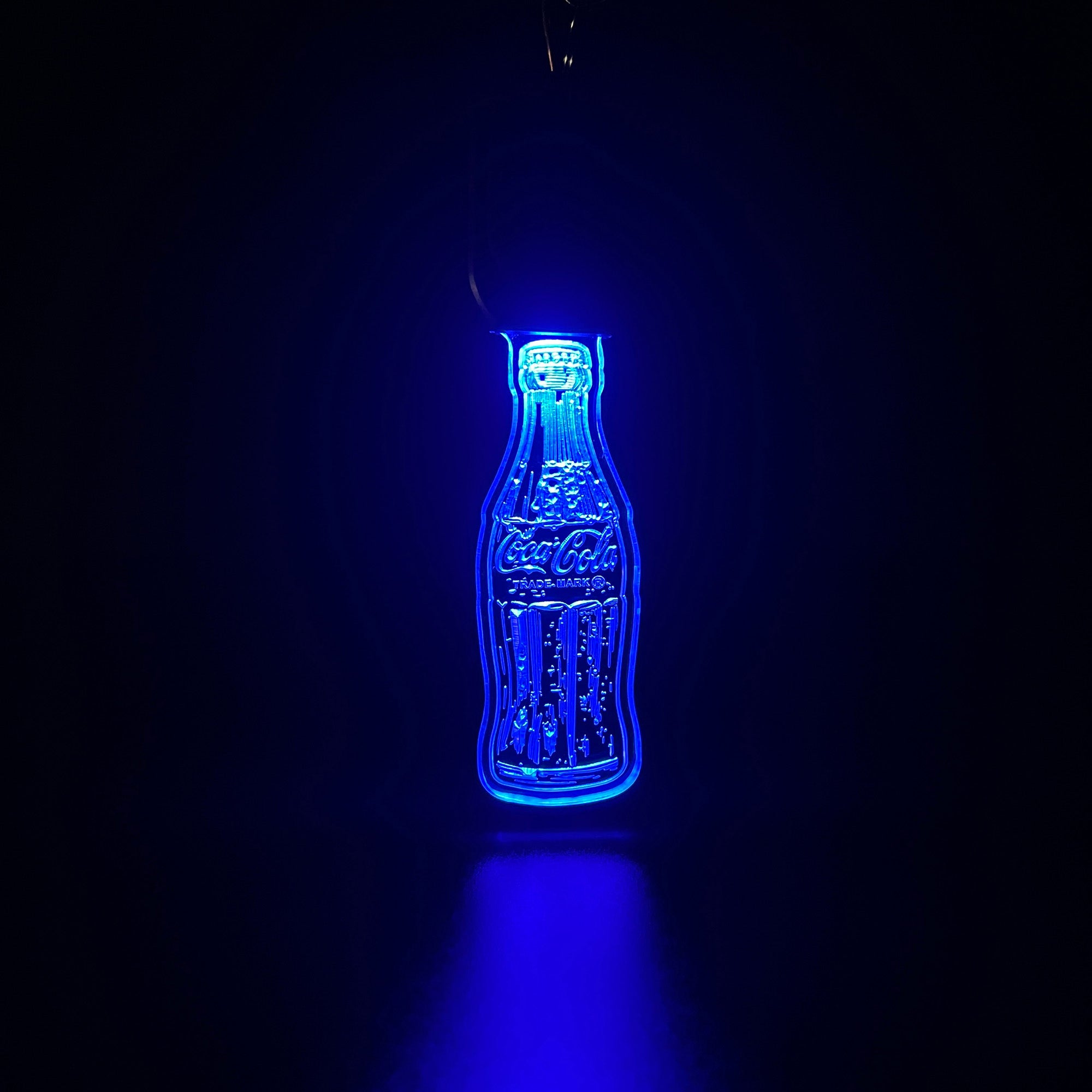 Coca Cola LED Light Acrylic Keychain