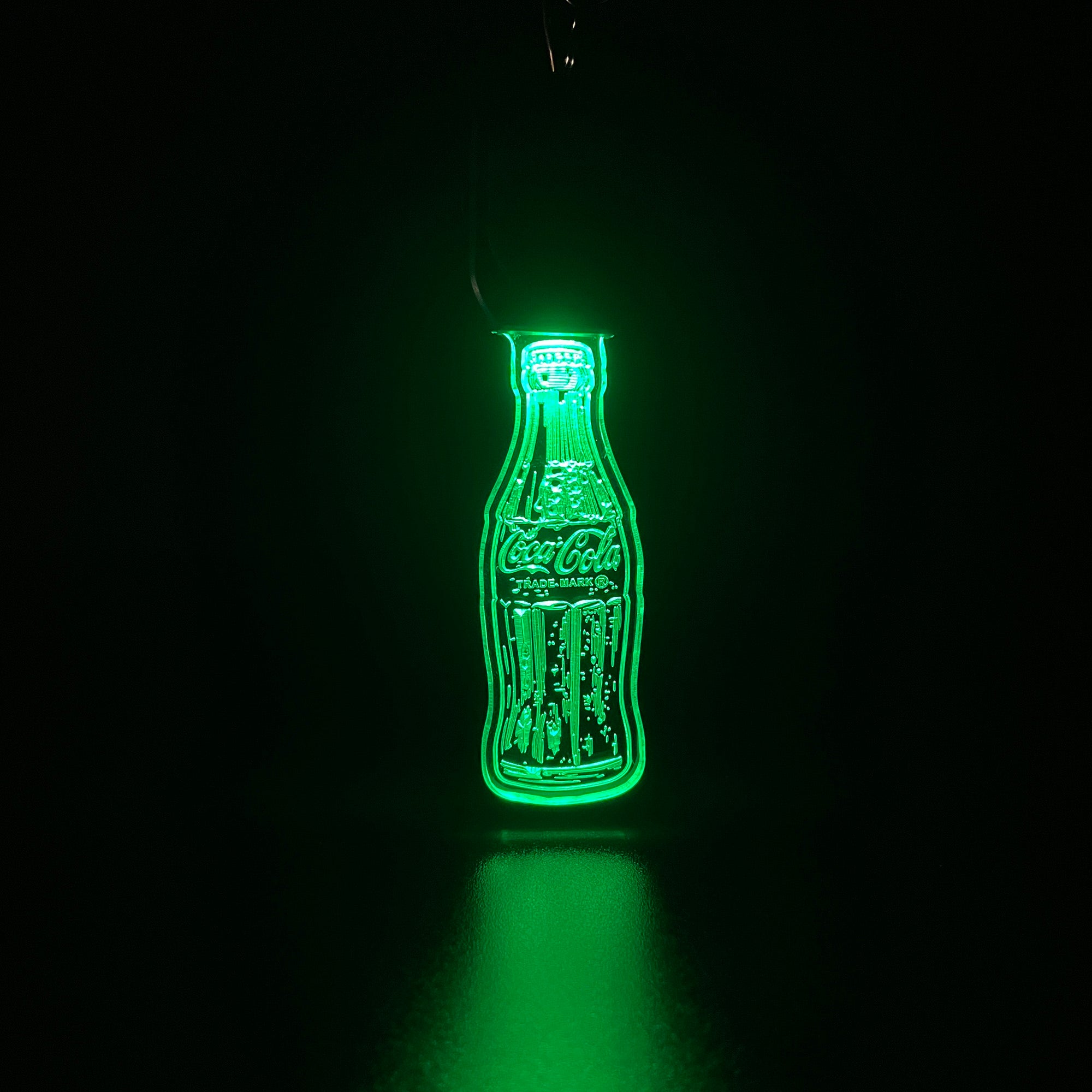 Coca Cola LED Light Acrylic Keychain